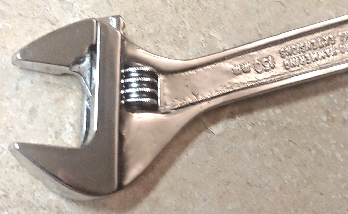 Snap-on AD6 Adjustable Wrench 6”/150 mm, VG Pristine Condition Made in USA