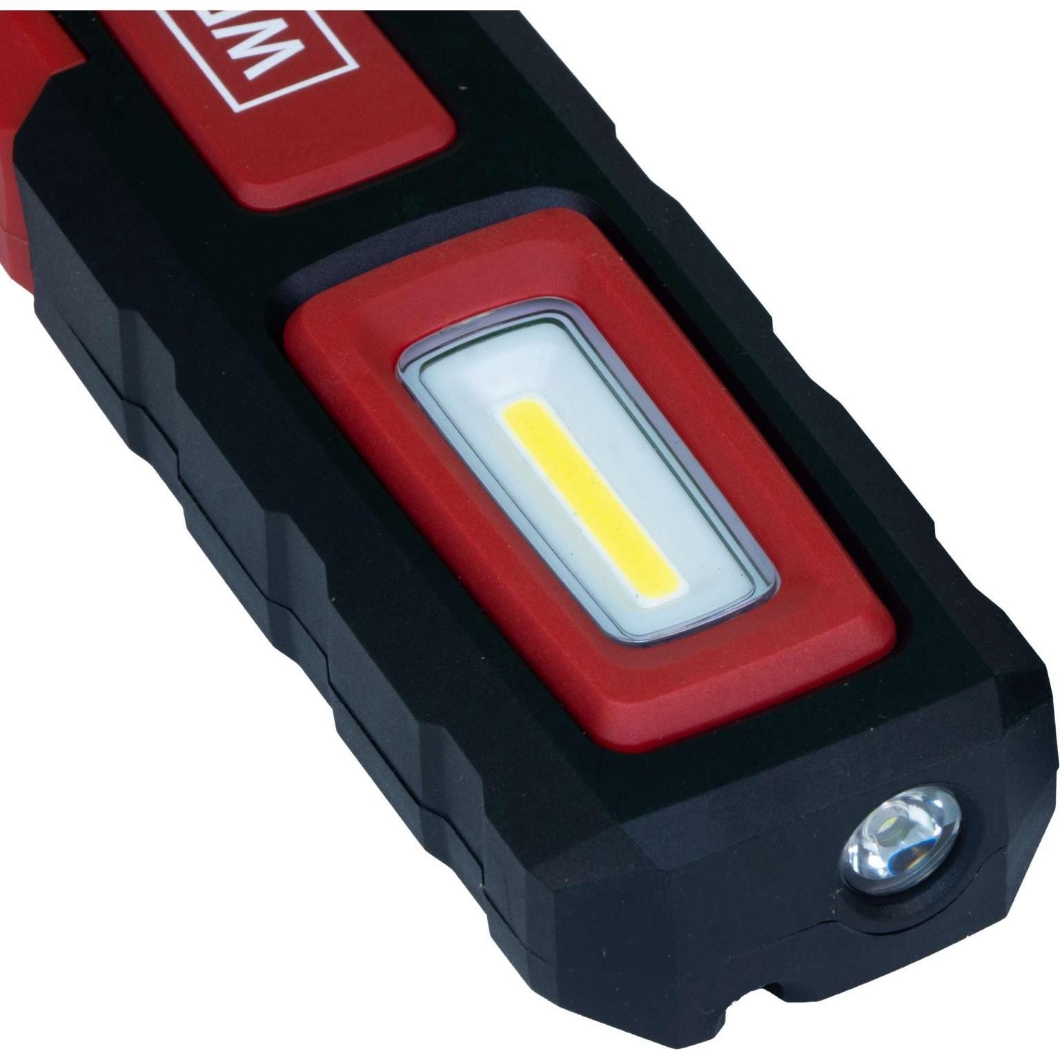 Welzh Werkzeug T2 COB LED SMD Work Light Inspection Torch 400lm 2200mah Li-ion