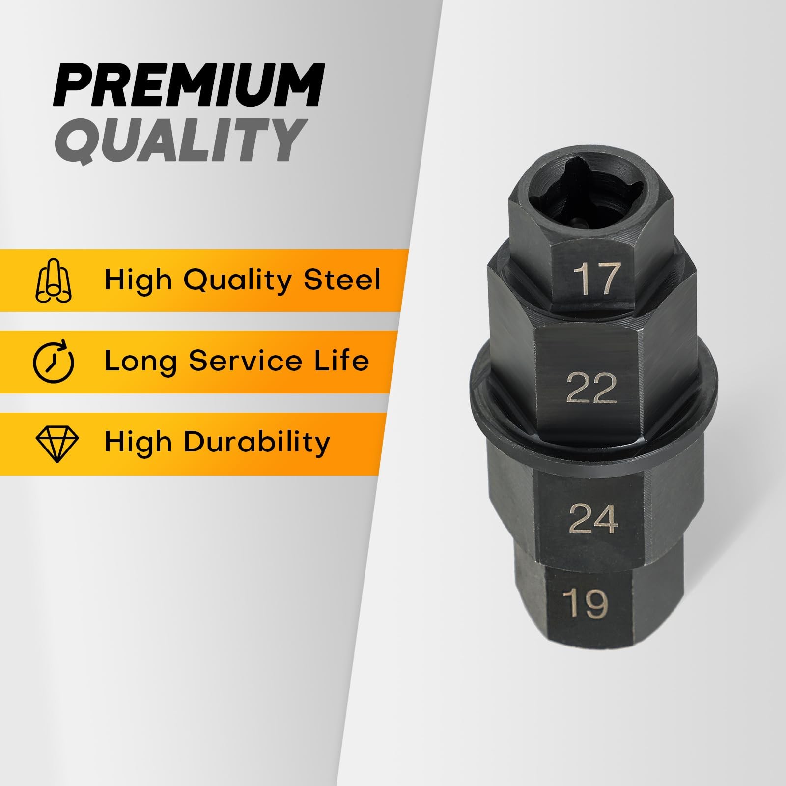 weyleity Hex Axle Motorcycle Tool | Allen Front Wheel Spindle Socket…