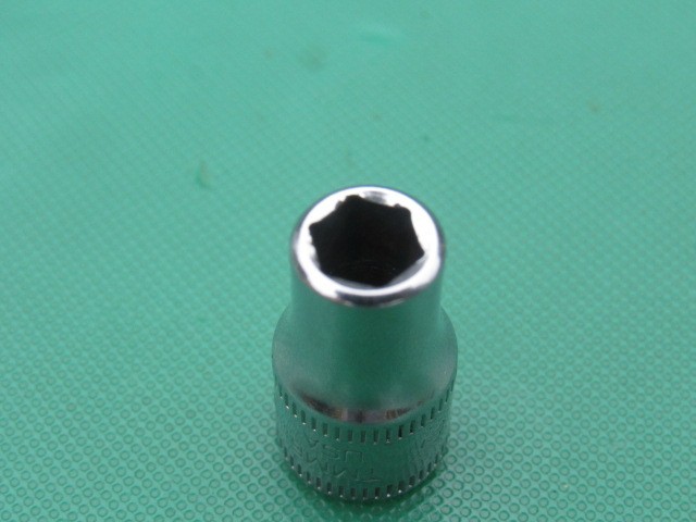 SNAP ON 6MM TMM6 1/4″ DRIVE METRIC 6 PT SHALLOW CHROME SOCKET 6 MM TMM VERY NICE