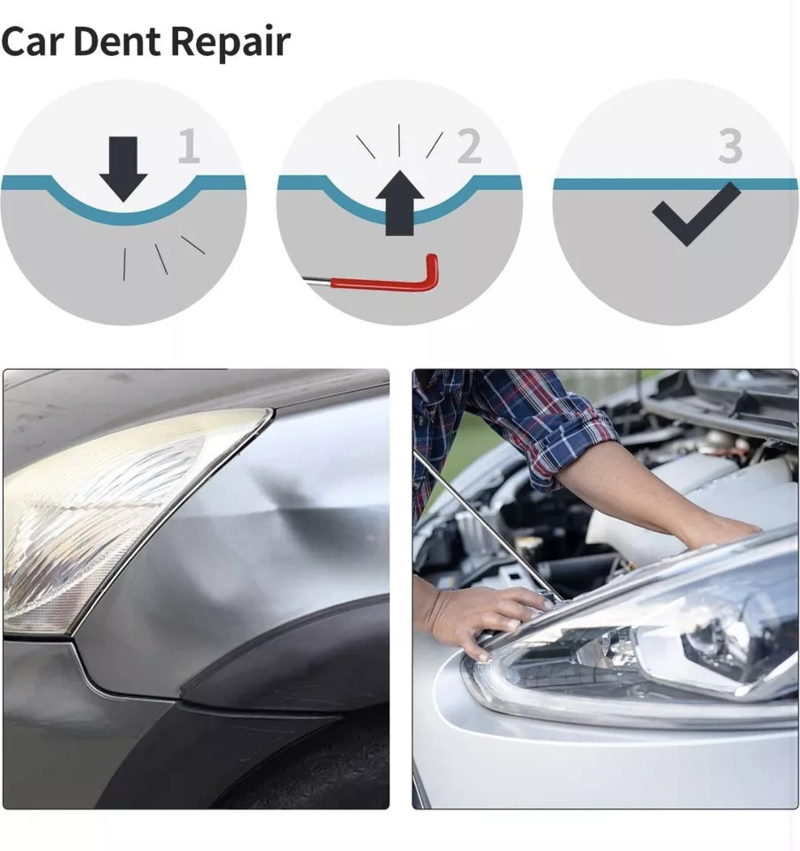 23Pcs PDR Tool Kit for Small to Medium Dents on Most Vehicles Brand-new