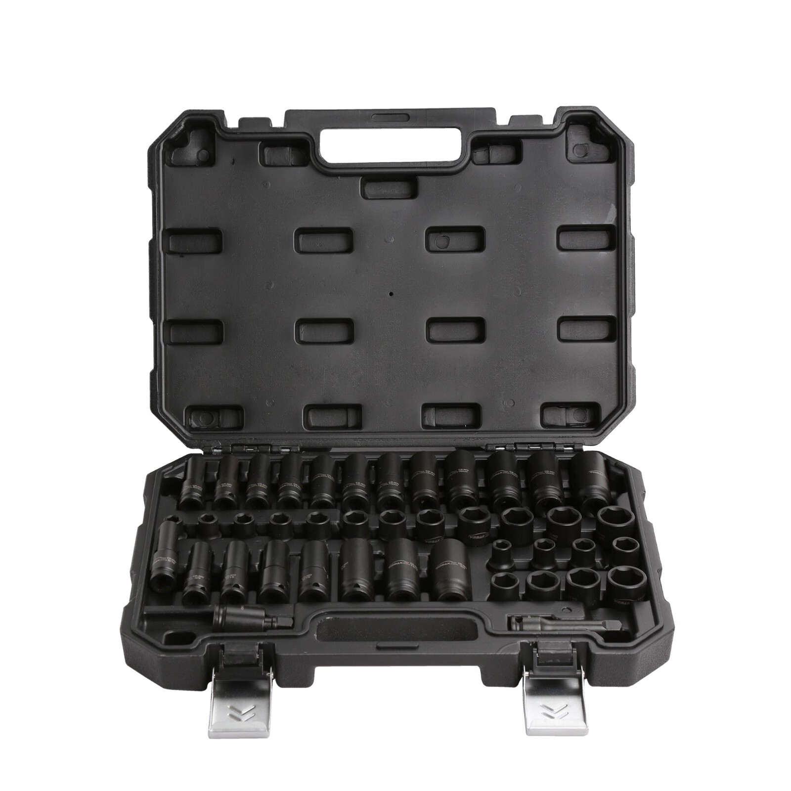 SAE & Metric Standard and Deep Impact Socket Set With Joint and Extension