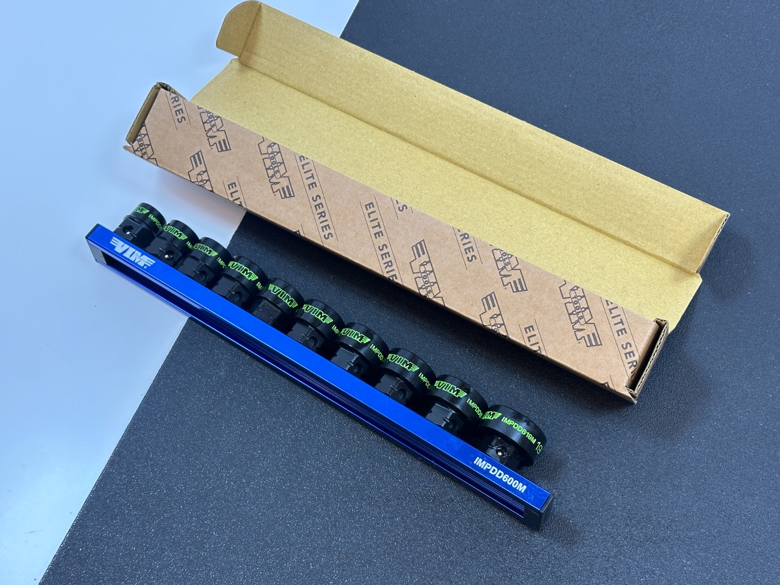 VIM Tools IMPDD600M 10pc 3/8″ Dr. 10-19mm Dual Drive Impact Extractor Socket Set