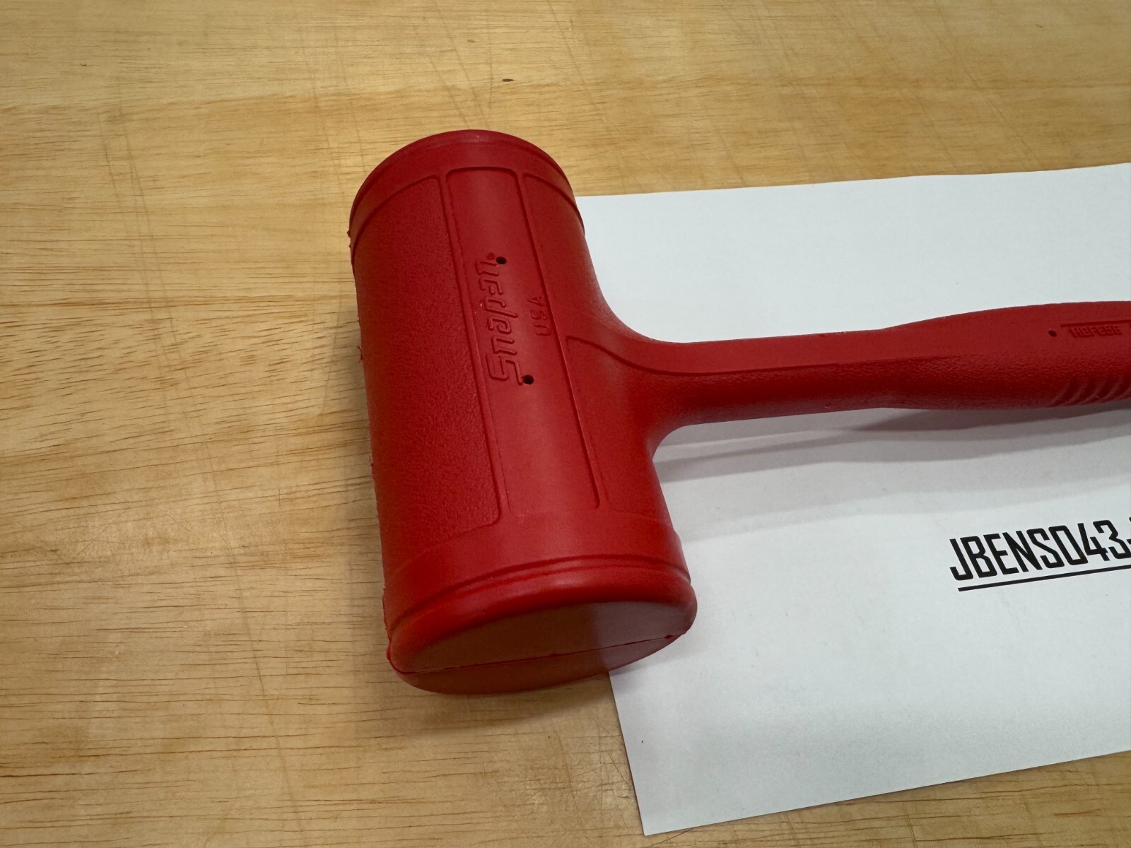 Snap-on Tools USA NEW RED 56oz / 1550g Soft Face Dead Blow Hammer HBFE56