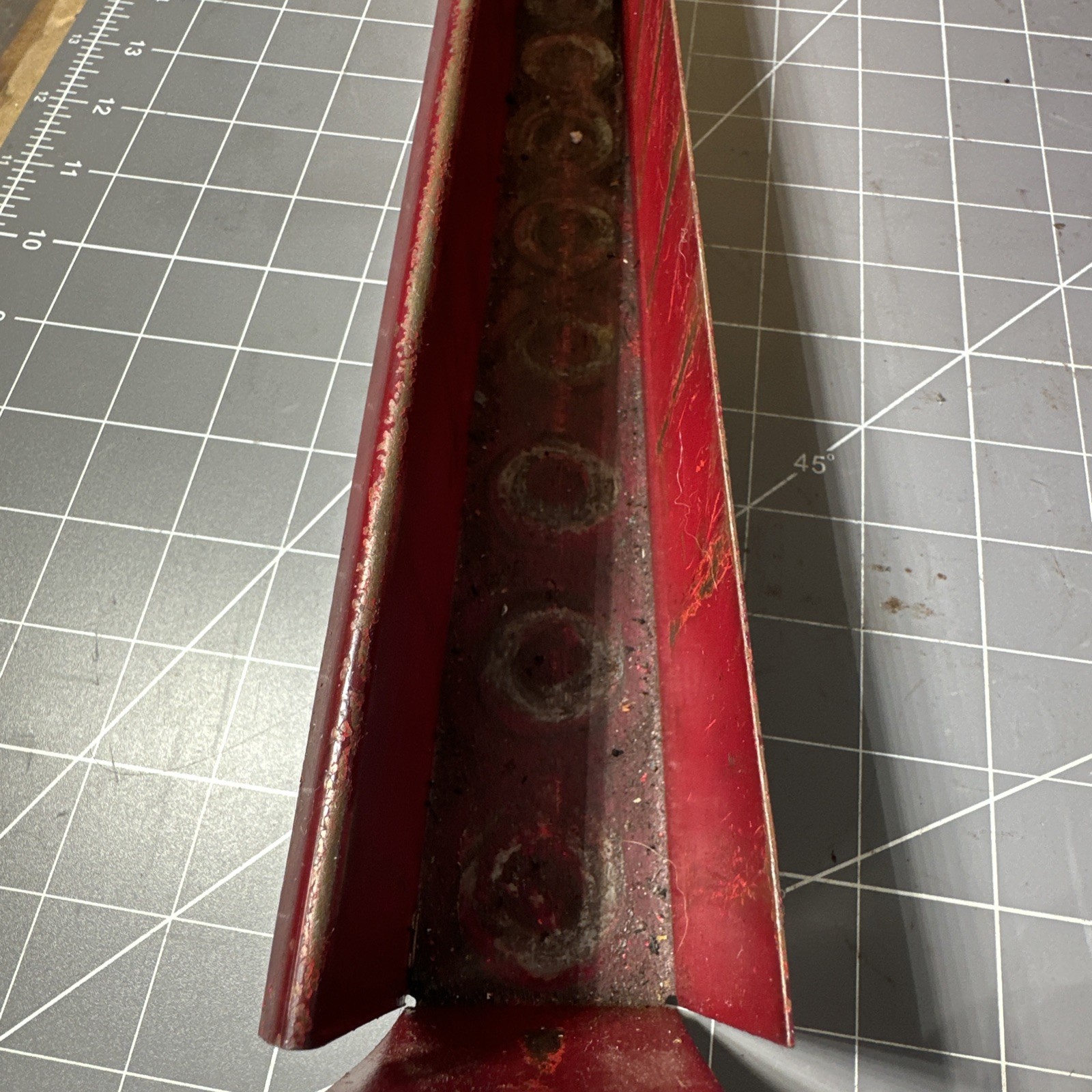 Vintage Snap-on KRA158 Metal Deep Socket Tray – Rare Royal Maroon 16-1/8”