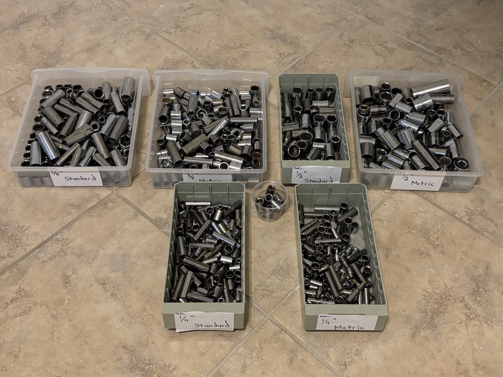 USA CRAFTSMAN SOCKETS – METRIC AND SAE STANDARD – BUY MORE AND SAVE!