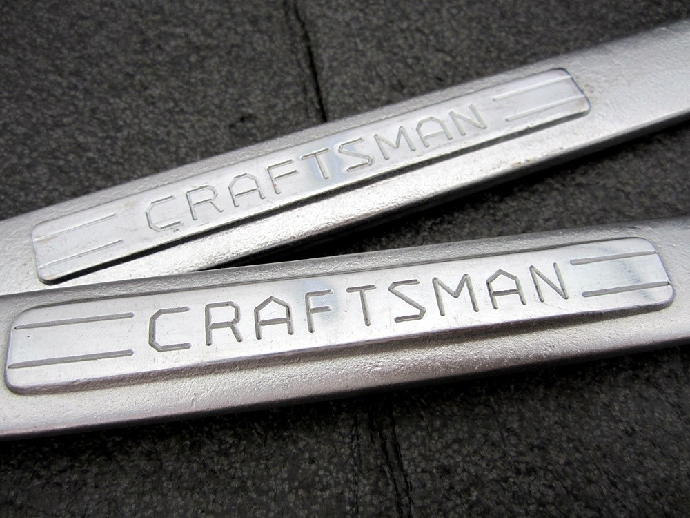 Vintage Craftsman 1-1/4″ x 1-5/16″ & 1-3/8″ x 1-7/16″ Open End Wrench USA