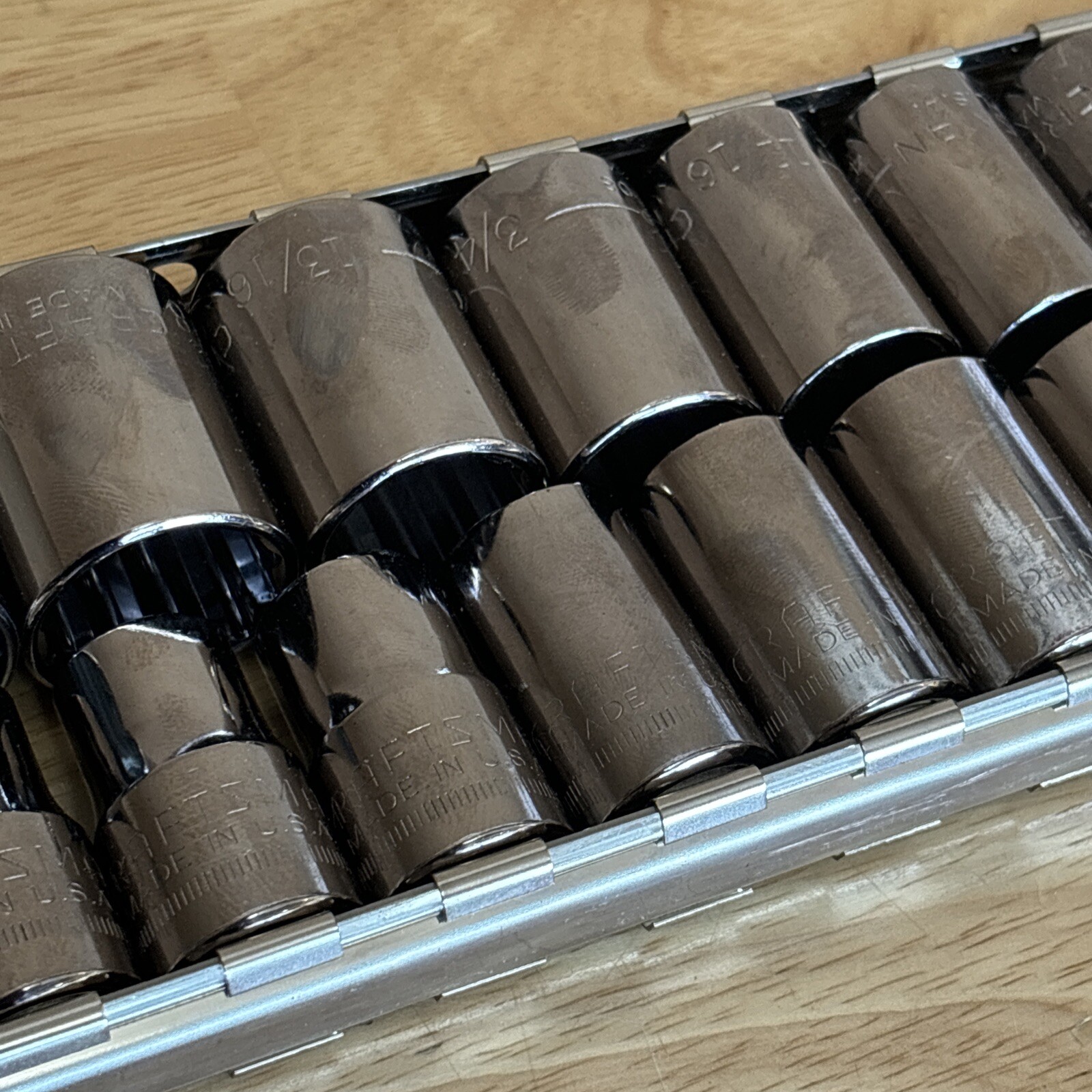 Craftsman Metric & SAE Socket Sets 1/2″ Drive 12 Point G2 Series USA MINT!
