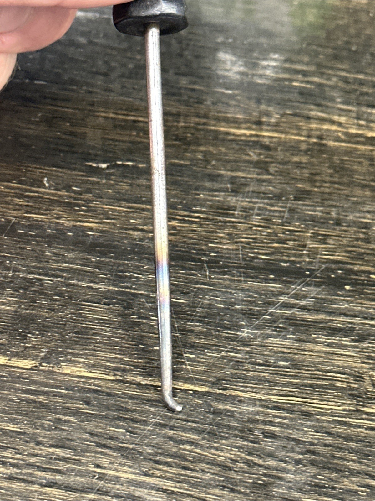 Snap On Tools 5.25” Long Black Handle Miniature Straight Pick 3ASH90a *modified*