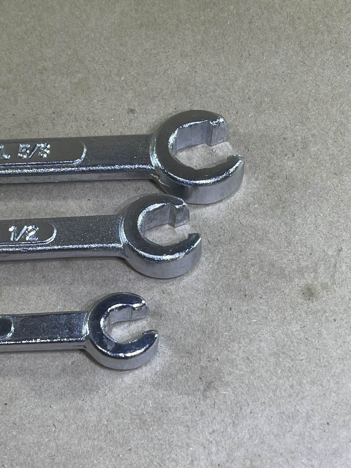 Cal-Van Flare Nut/Line Wrench Set USA 3/8×7/16, 1/2×9/16, 5/8×11/16 #681 682 683