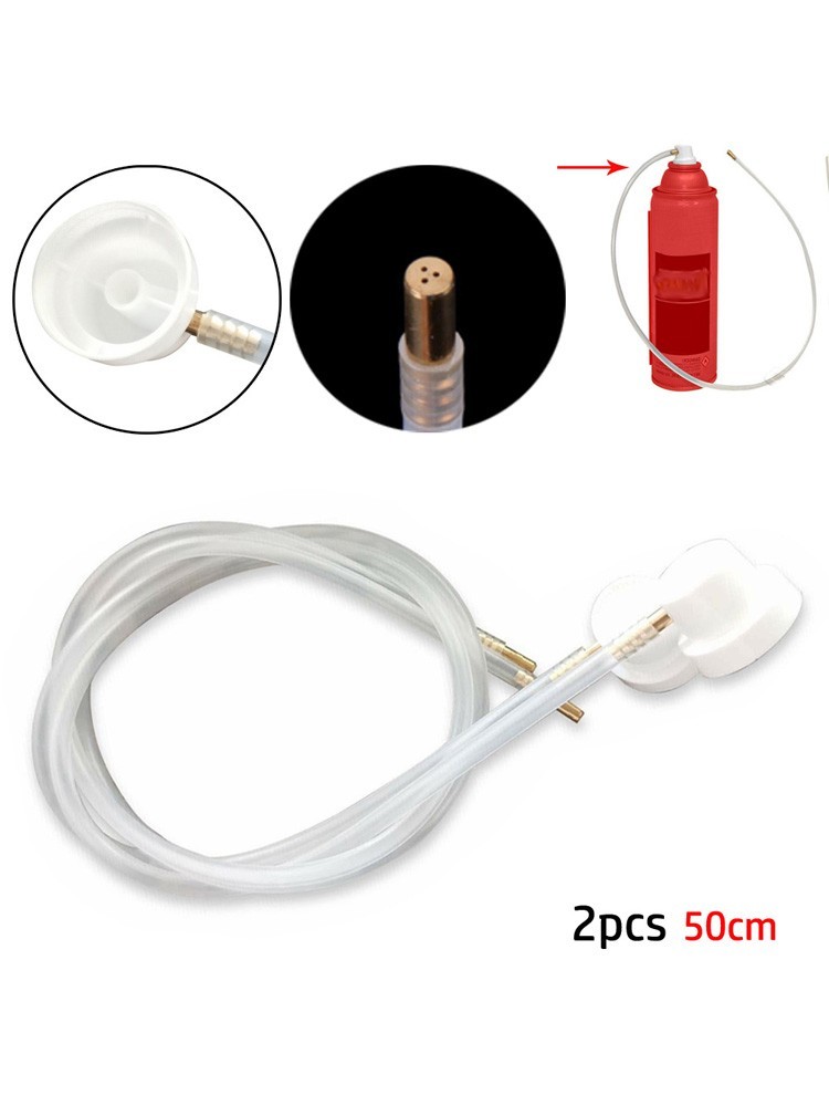 Practical Indoor Extension Hose Approx. 50cm(19.69 Inch) Plastic & Metal