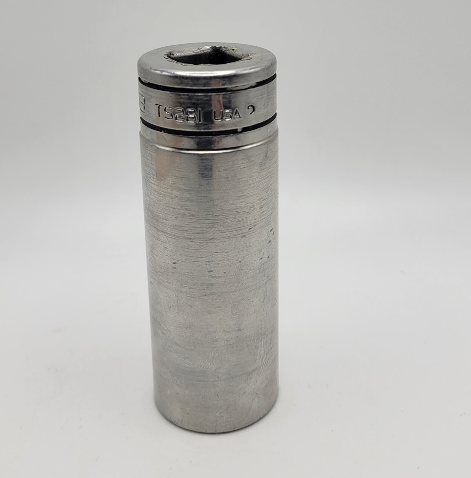 Snap-On USA 1/2″ Drive 6 Point Deep Chrome Socket SAE Size 7/8″ TS281