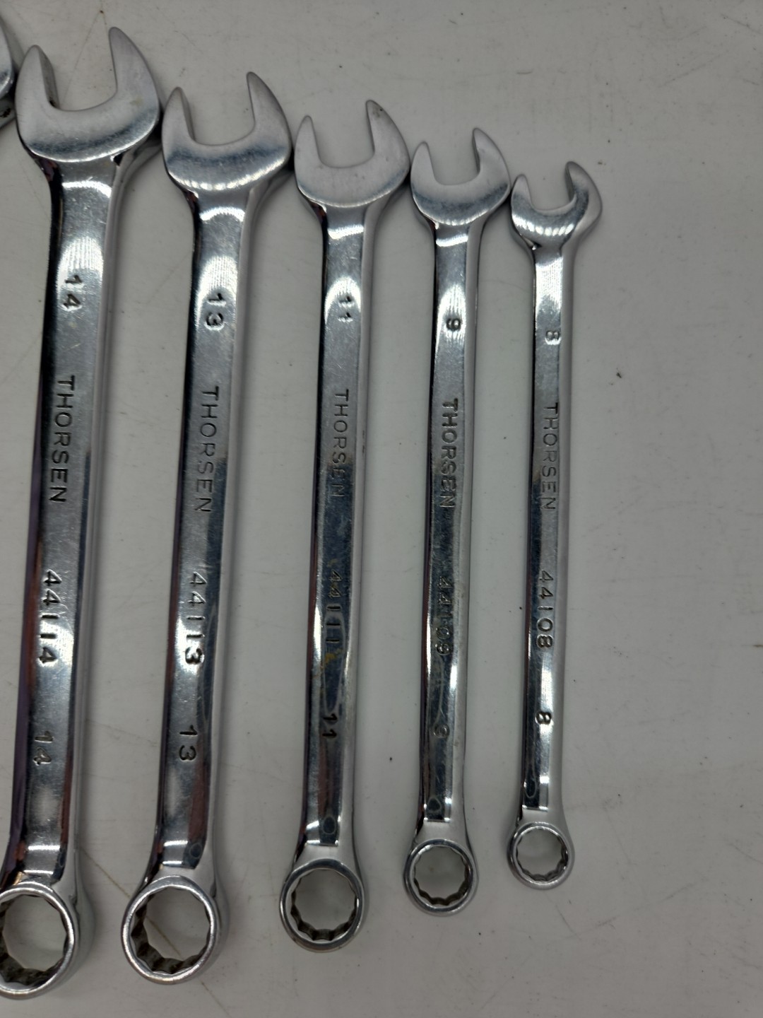 Thorsen 10 Pc. Combo Wrench Set Metric 22, 20, 19, 17, 16, 14, 13, 11, 9 & 8MM