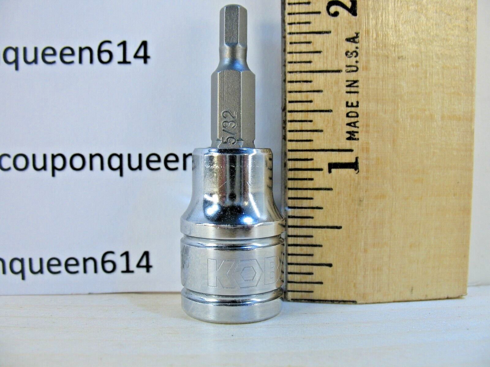 Kobalt 338175-0622, 3/8″ Drive Hex Bit Socket 5/32″ – Brand New
