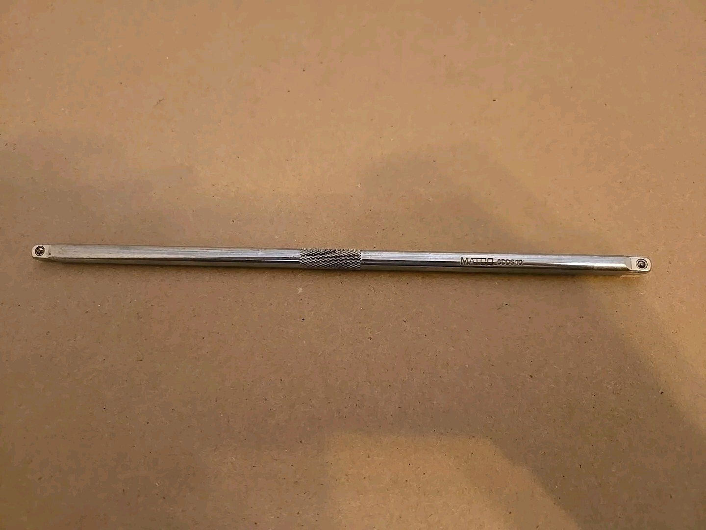 Matco Tools 10″ Long 1/4″ Drive Chrome Knurled Socket Driver Shaft GDDS10