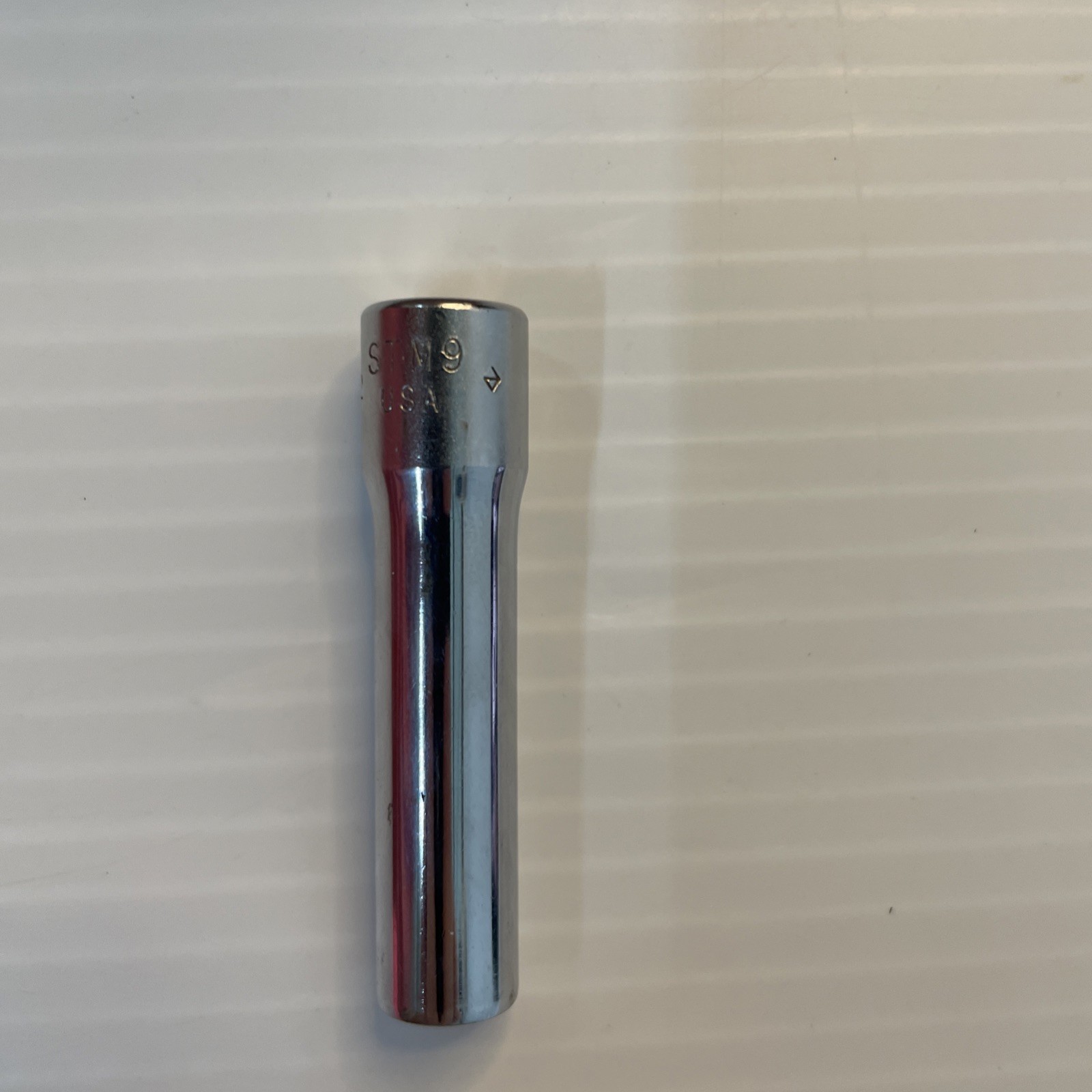 Snap On Tools USA STM9 1/4” Drive 9/32” SAE 6 Point Deep Chrome Socket