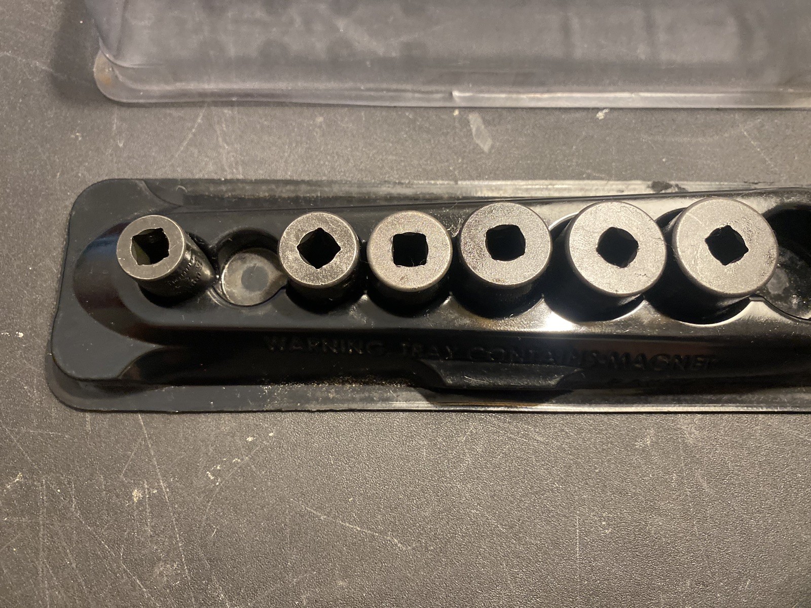 Snap On imtmm impact 1/4 drive shallow socket set 6pc INCOMPLETE READ