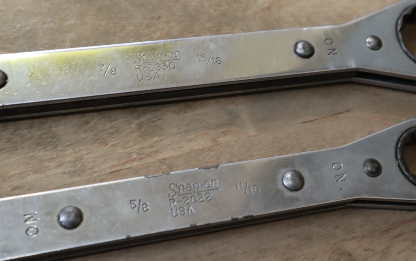 Snap-On Ratchet Wrench | Lot of 4 R-2830 R-1214A R-1618 R-2022 7/8 5/8 3/8 1/2 +