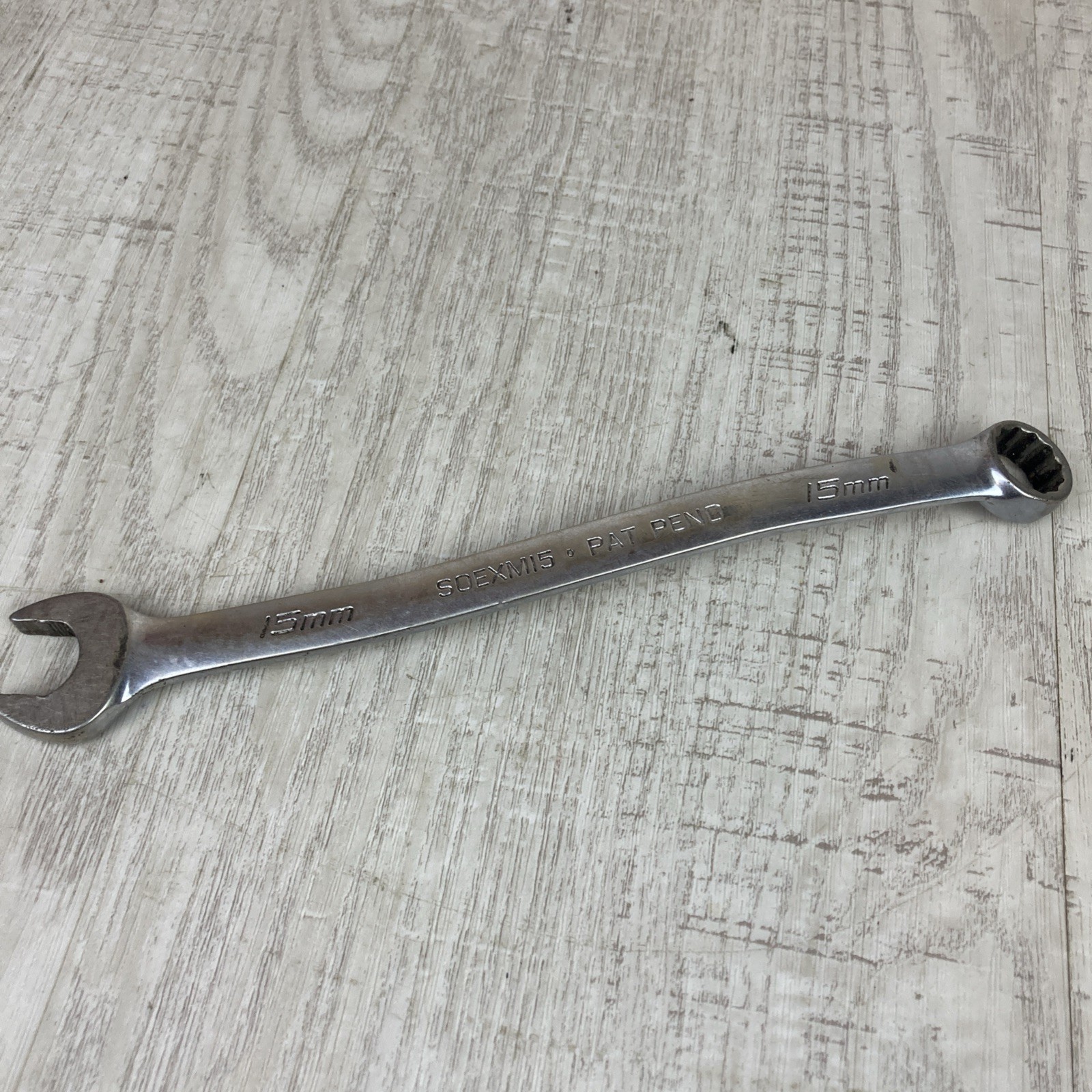 Snap On SOEXM15 15mm flank drive plus combination spanner Damaged