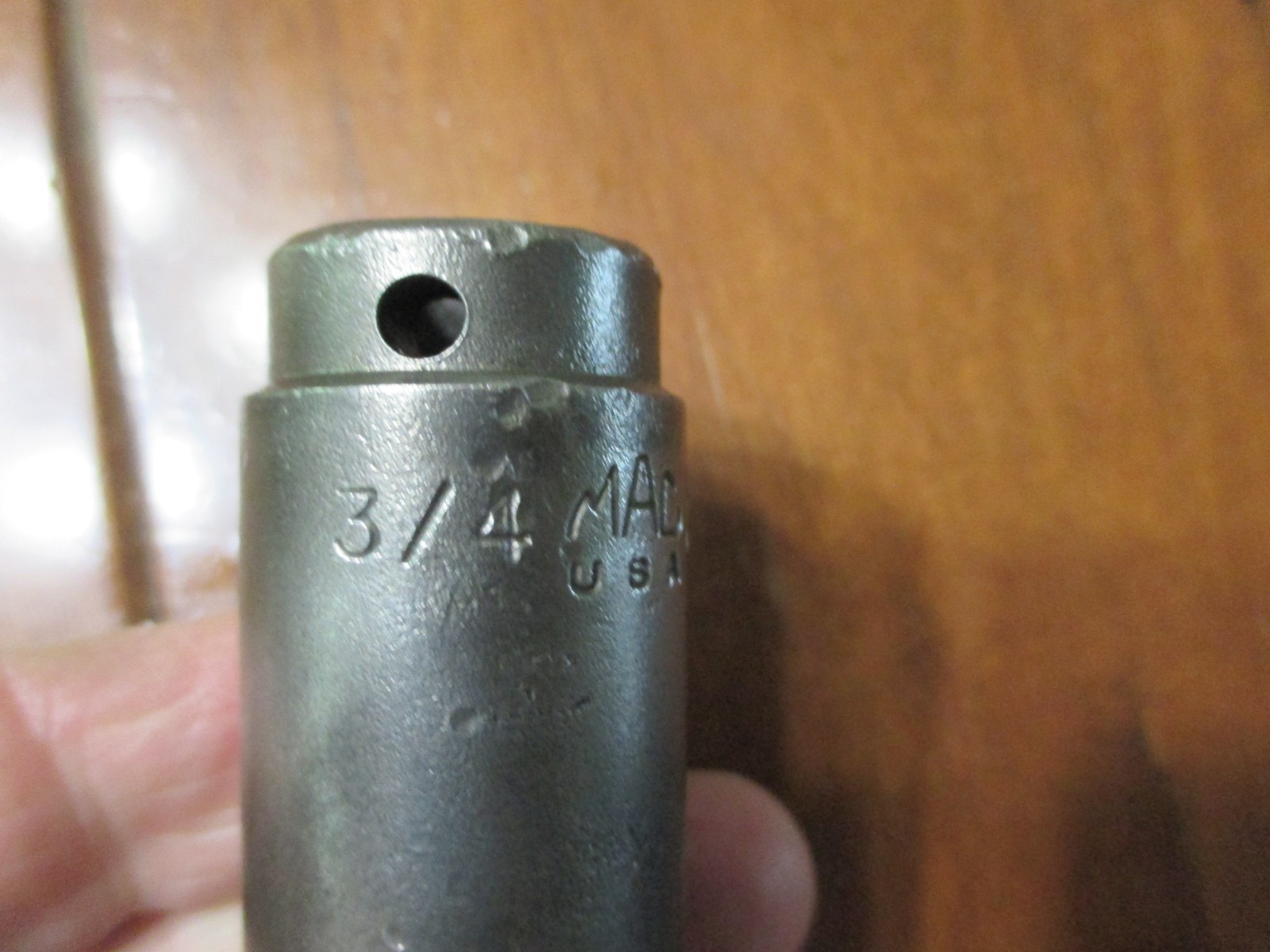 Vintage MAC 3/4″ Deep Impact Socket,6 point, 3/8″ drive, XDP 246, USA Tool