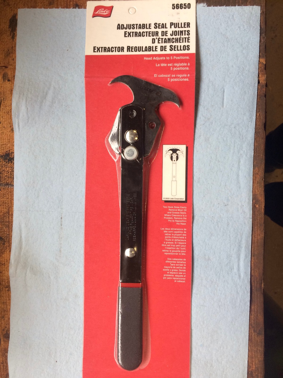 Lisle 56650 adjustable seal puller NEW