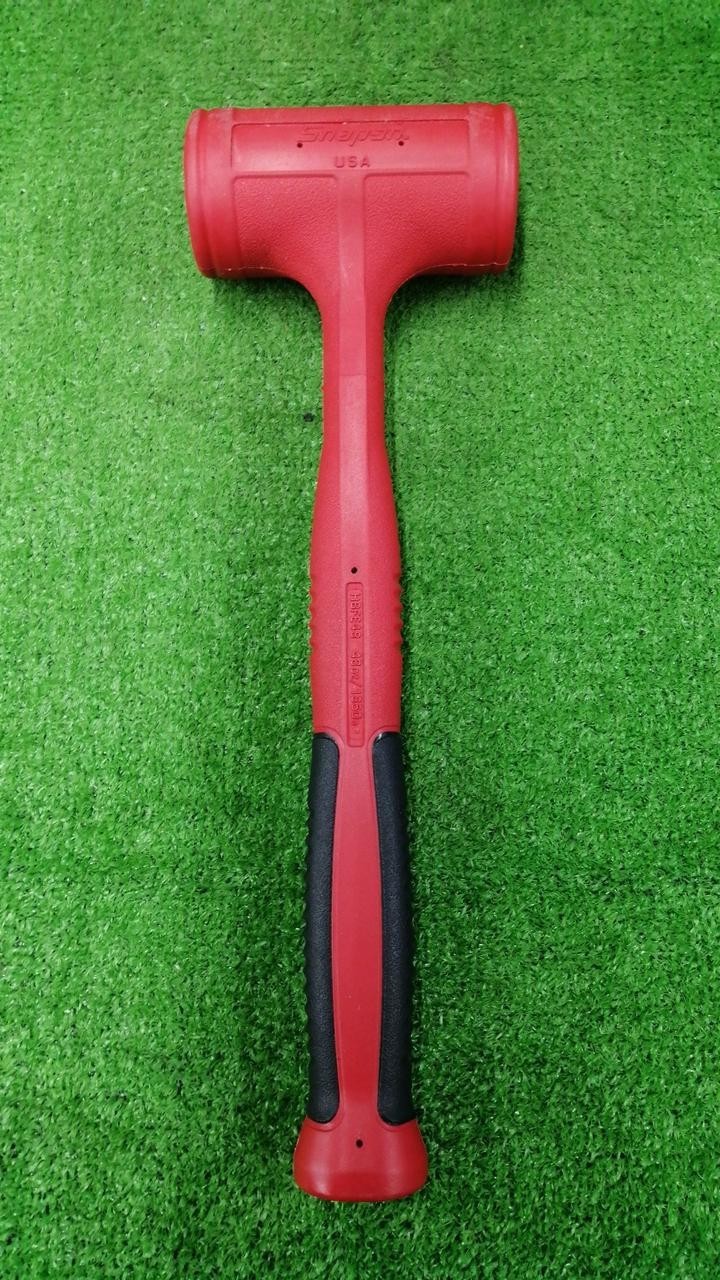 Snap-on HBFE48 48 oz Soft Grip Dead Blow Hammer Red 15″ Length
