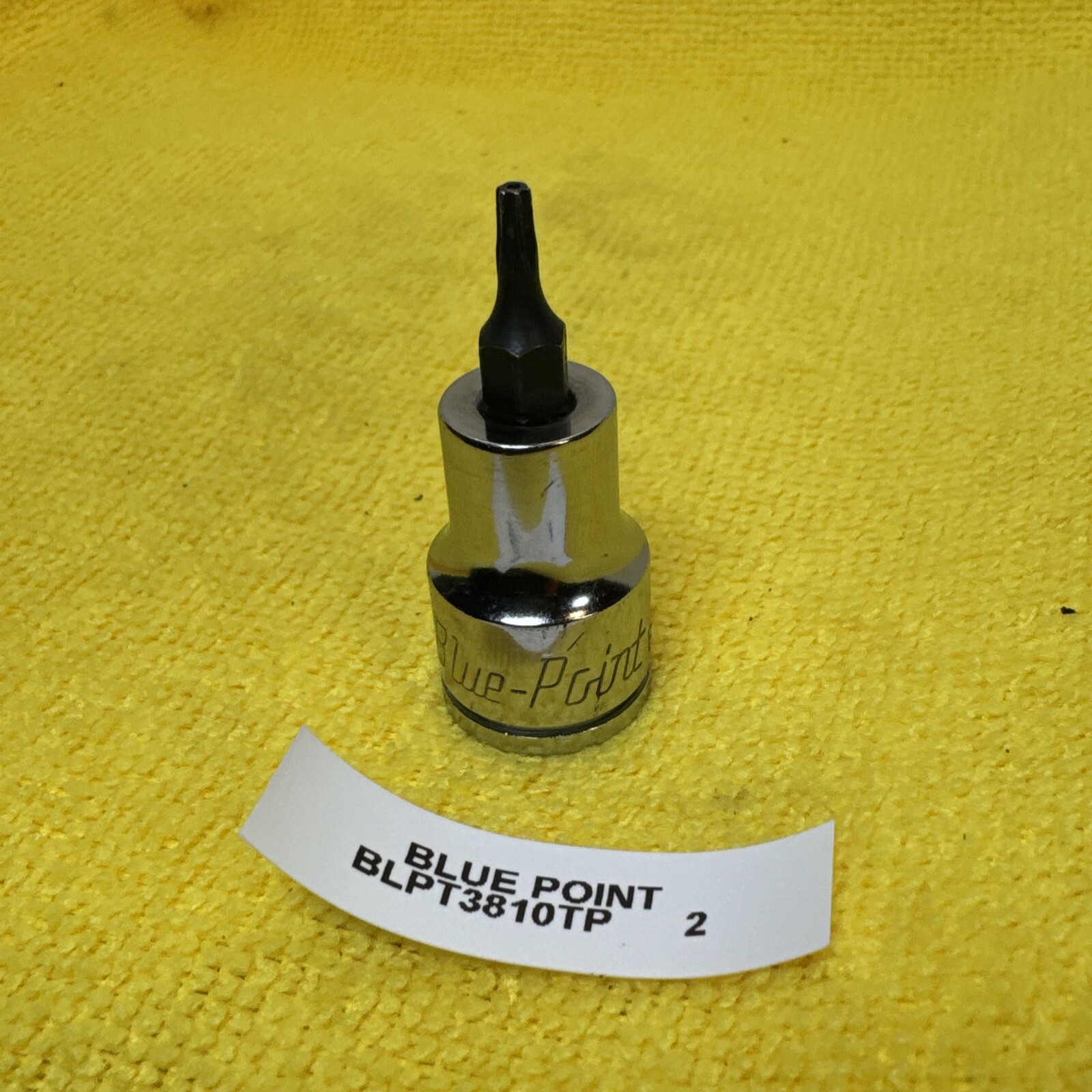 Blue Point T10 Tamper Security Torx TX 3/8″ drive socket tool BLPT3810TP