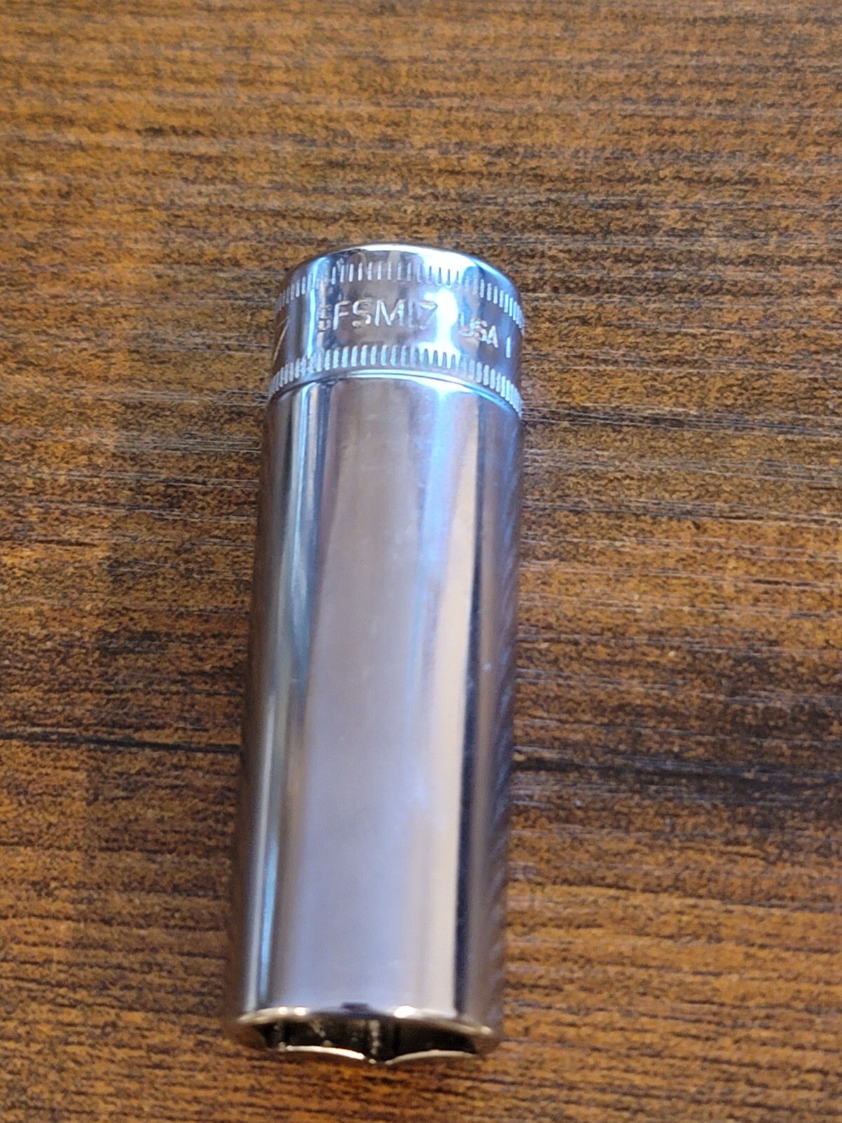 🦅 New Snap-On Tools SFSM17 17mm metric 3/8″ drive 6 point deep chrome socket 🦅