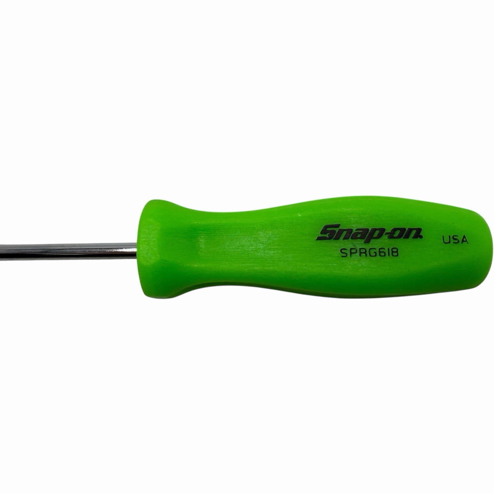 Snap On Tools Push Pull Spring Tool Groove Green SPRG618G 6 Inch Shaft