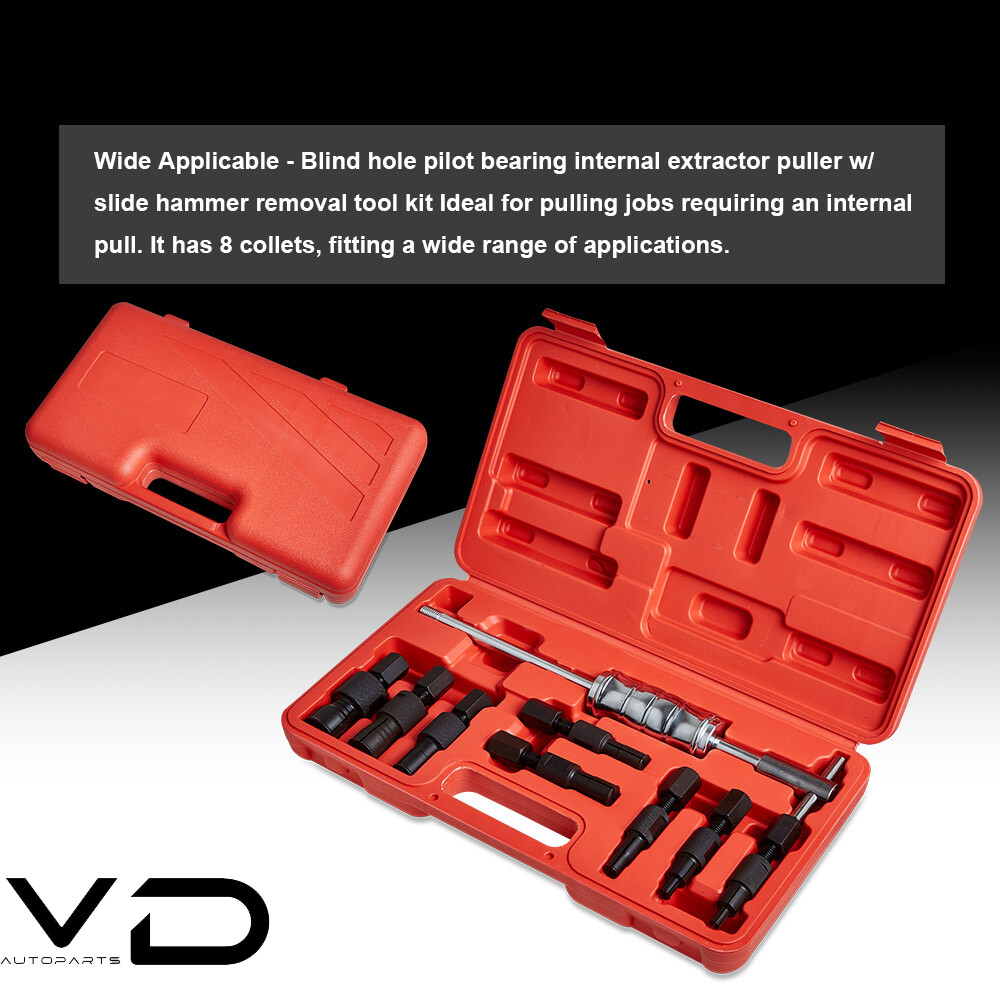 Inner Bearing Puller Set Remover Slide Hammer Internal Kit 8-32mm 9pc Blind Hole