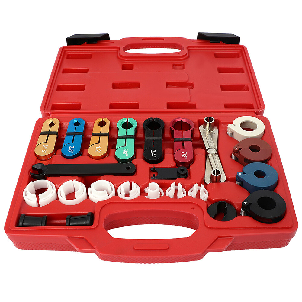 22Pcs Fuel Air Conditioning A C Transmission Line Disconnect Oil Cooler Tool Set