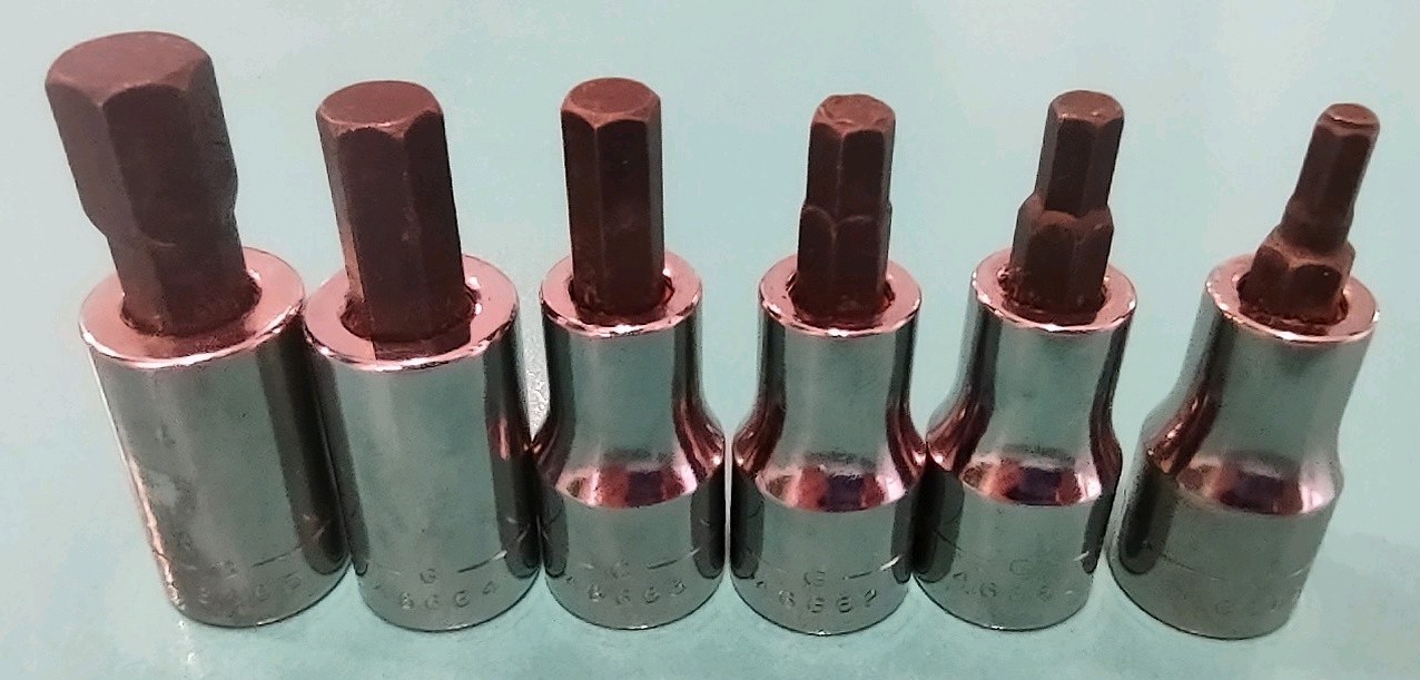 Craftsman 3/8 Drive SAE 34447 & METRIC 34448 -G- Series Hex Sockets – 12 PIECES!