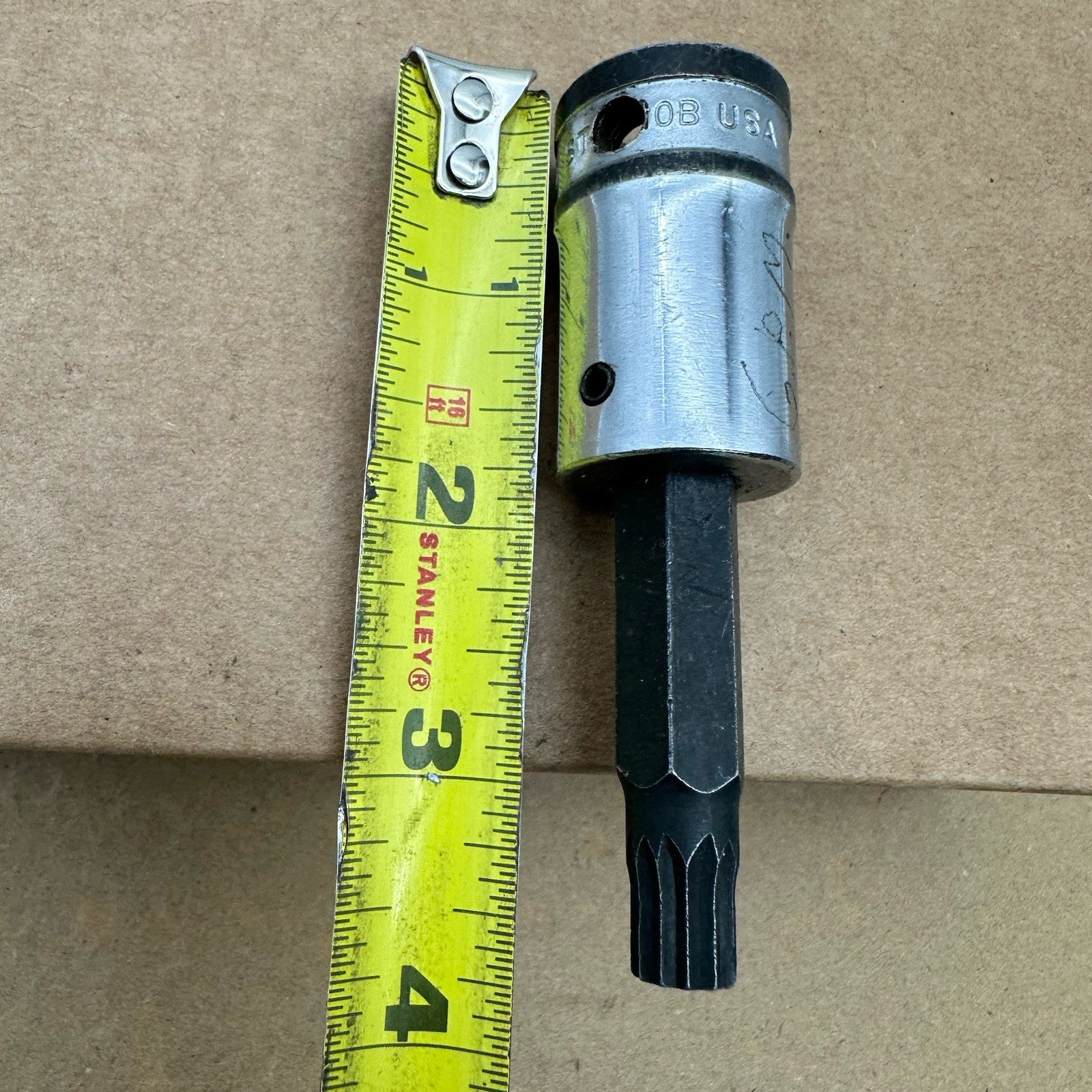 Snap-on Metric 1/2″ Drive 10mm Triple Square Socket STSM10B Made In USA