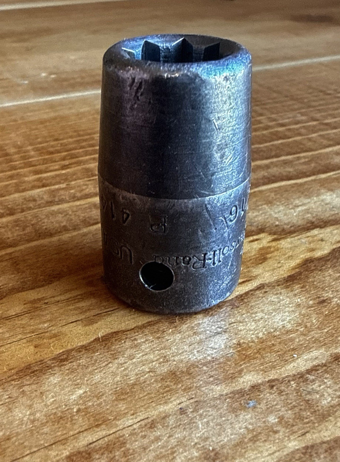 Vintage Ingersoll Rand 1/2” Drive 7/16” 8 Point Impact Socket R414
