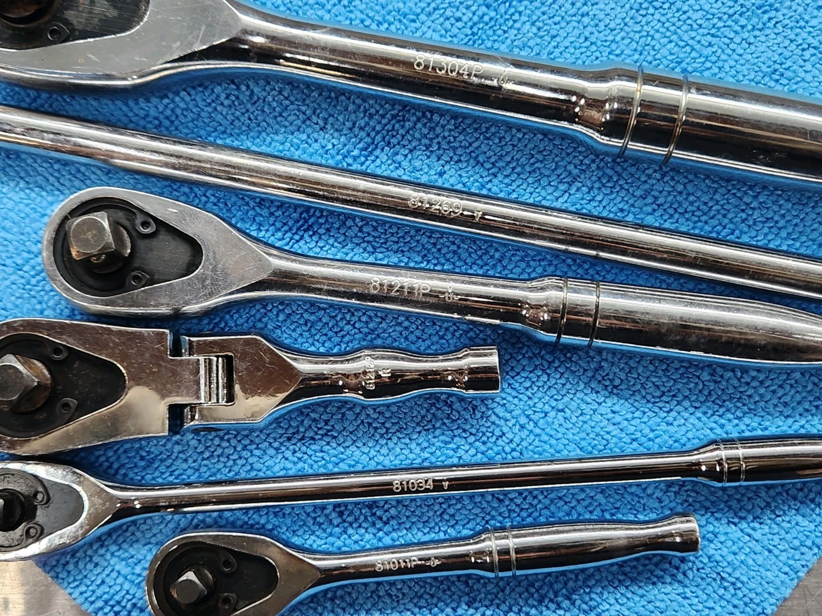 Gearwrench 120xp Ratchet Set 1/4″ 3/8″ 1/2″ lot of 6 81269 81211P 81212P 81304P