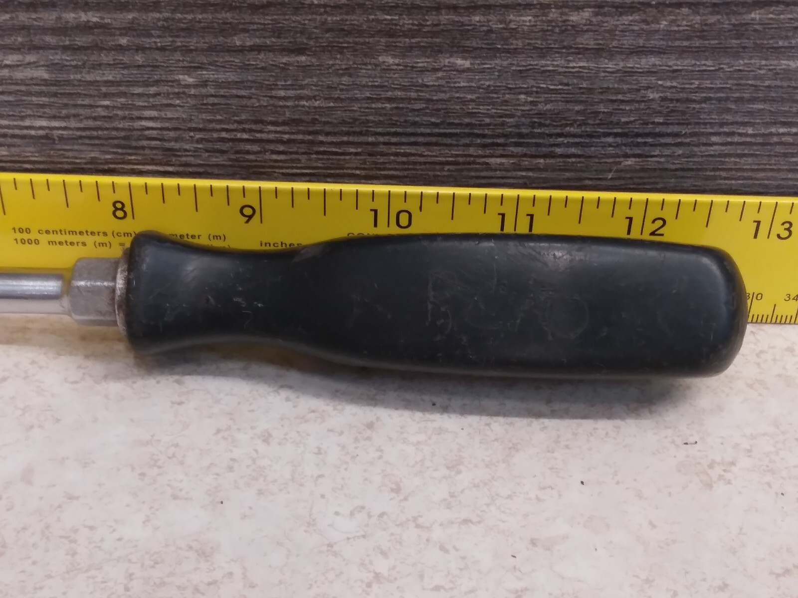 GENUINE Snap On Tools USA- SDDP63 Standard Slotted Black Handle Screwdriver 11″