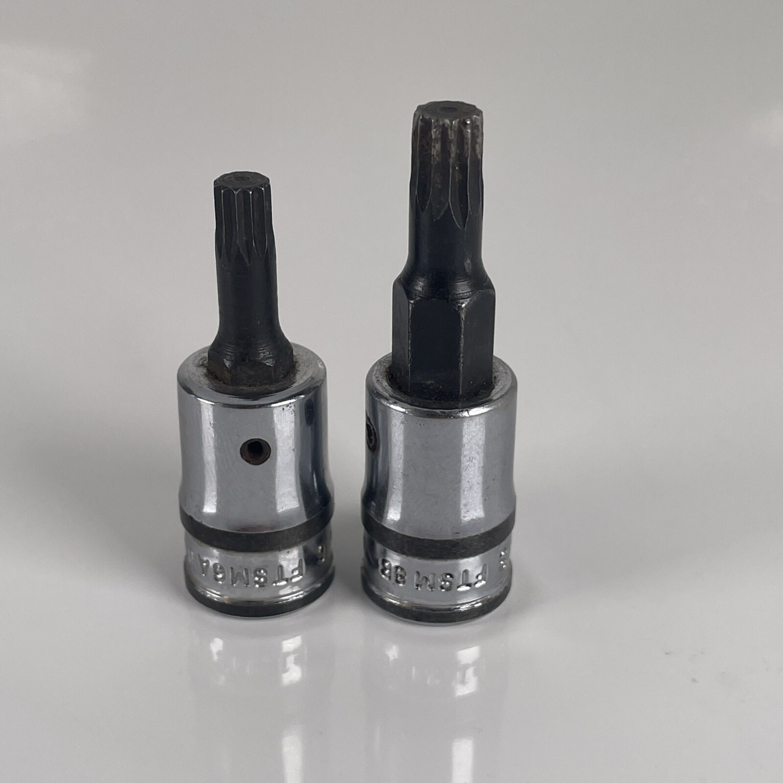 SNAP ON TOOLS Triple Square Sockets 2Pcs. 3/8″ Drive FTSM6A & FTSM8A