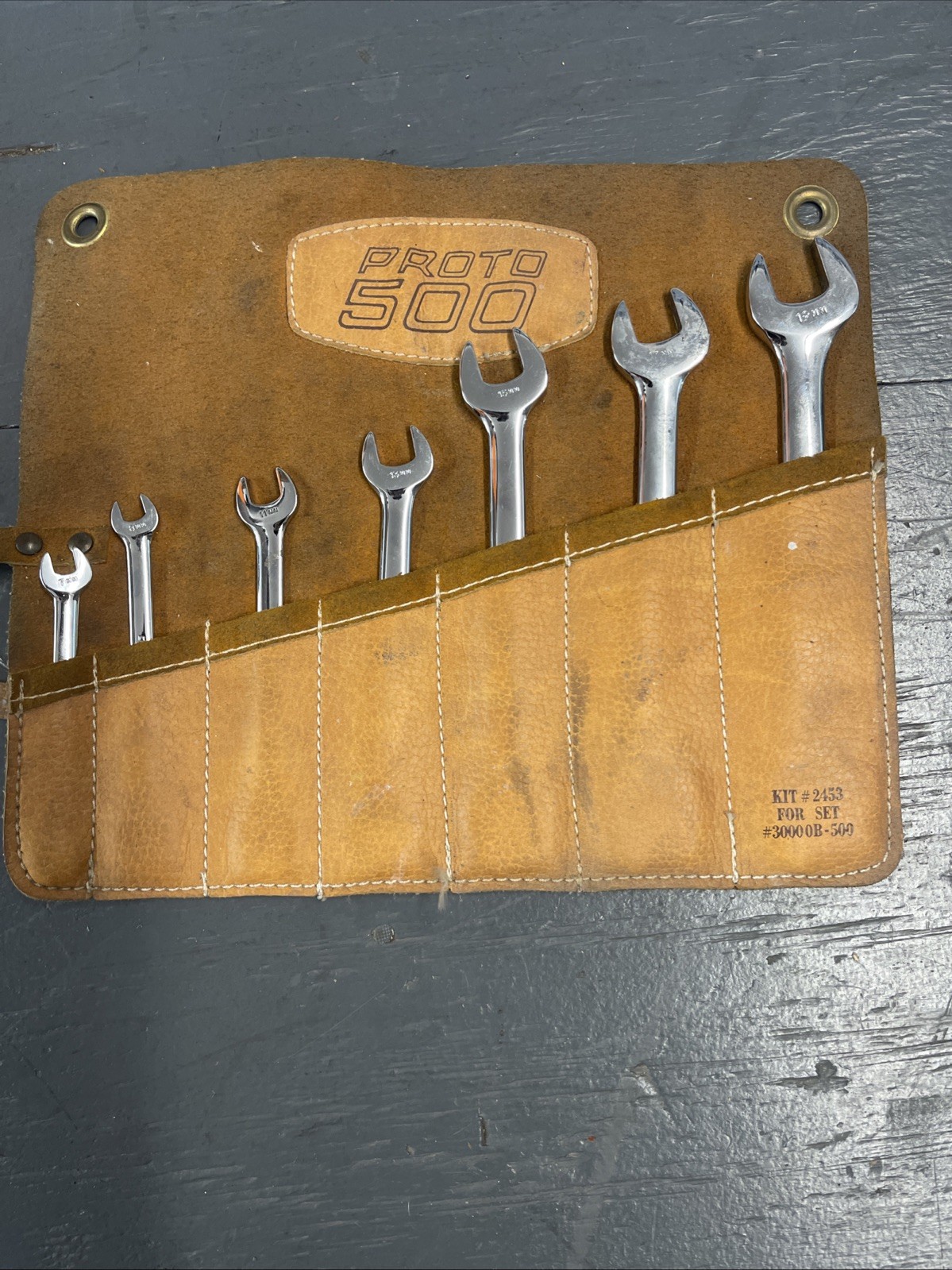 Proto Professional 500 7 Pcs Wrench Set Metric Open End 6mm – 19mm