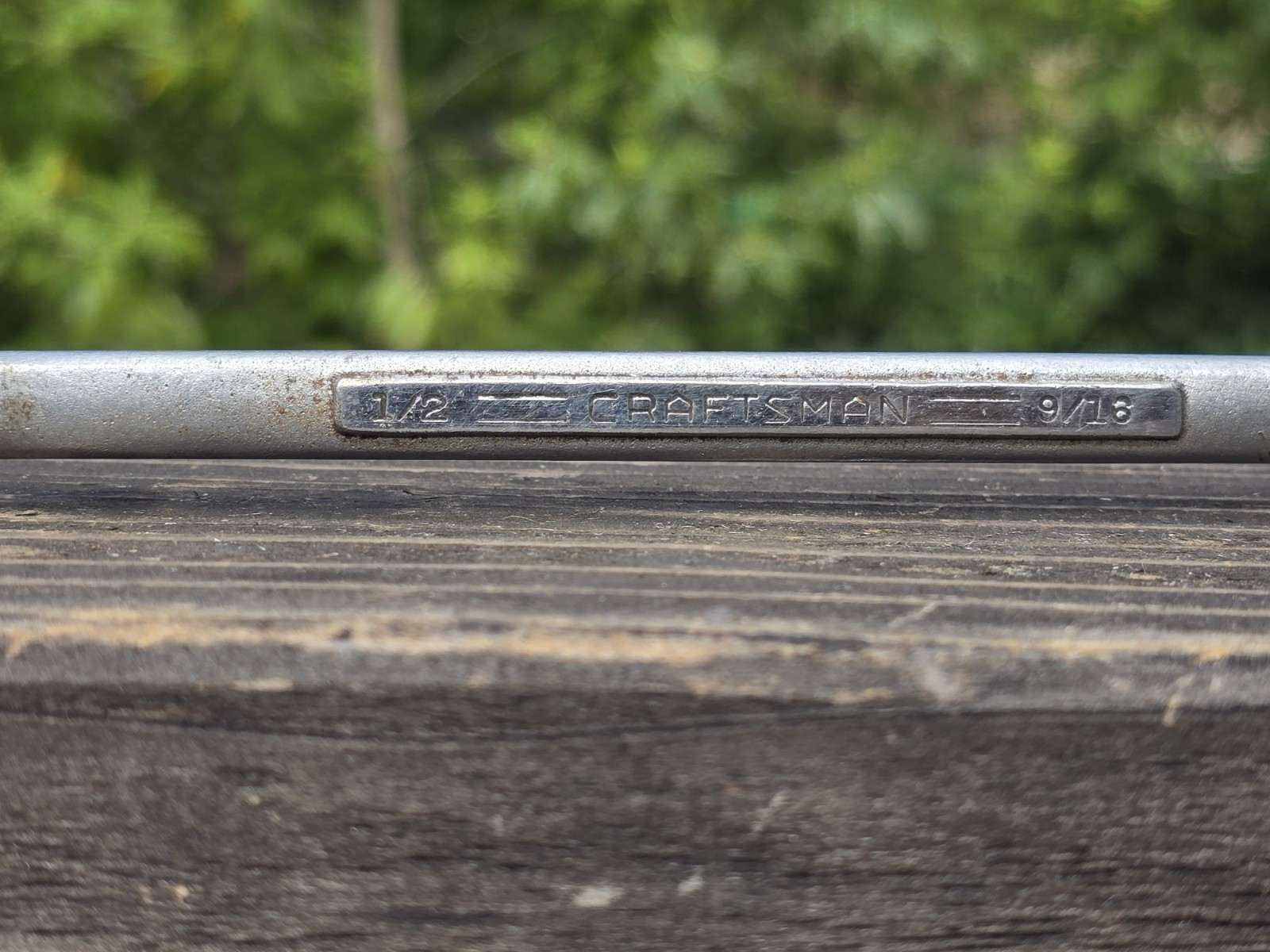 Vintage Craftsman V-Series 1/2″ x 9/16″ Offset Box Wrench Vintage USA No #