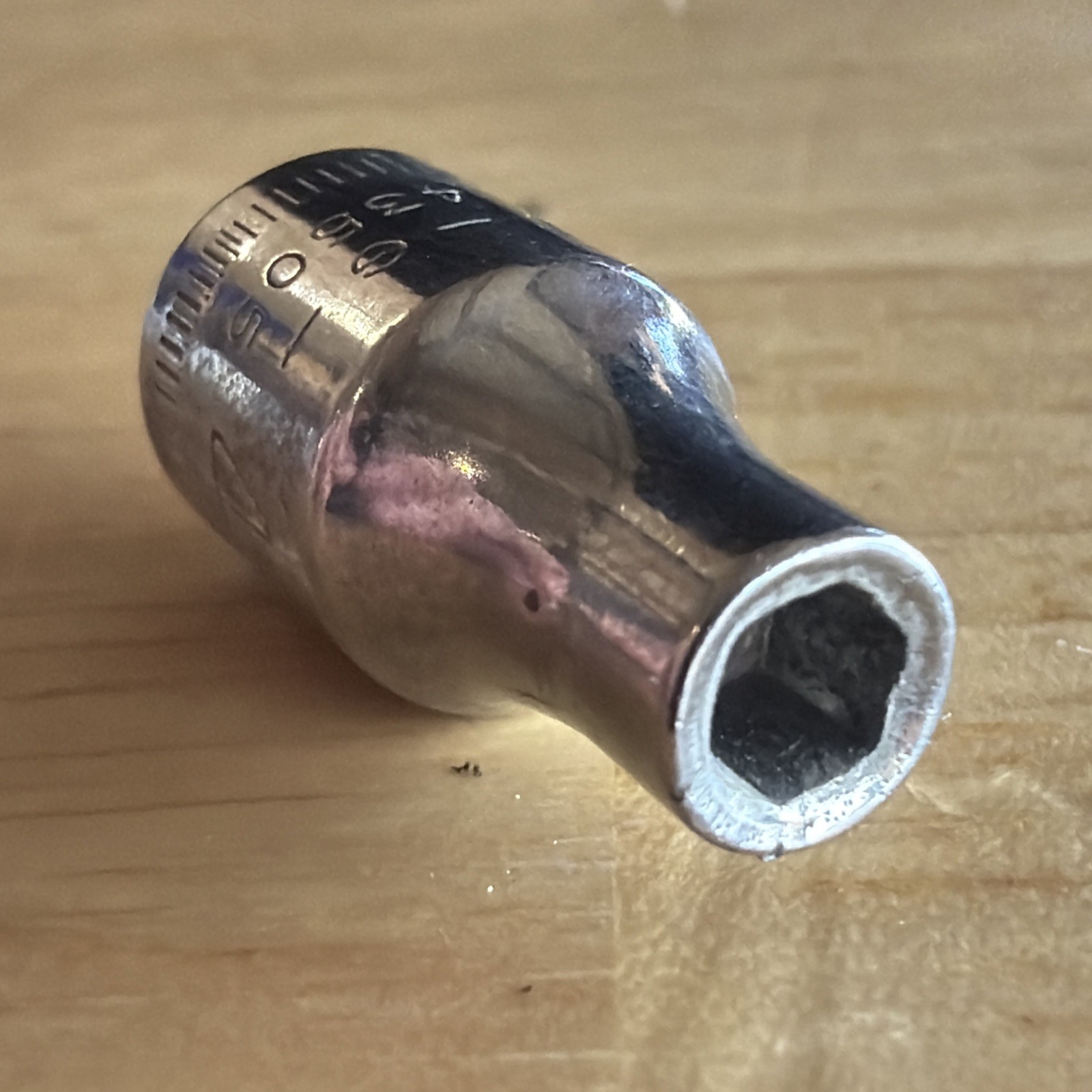 Craftsman 4mm Shallow Socket 1/4″ Drive 6 Point G Series 43505 Made in USA