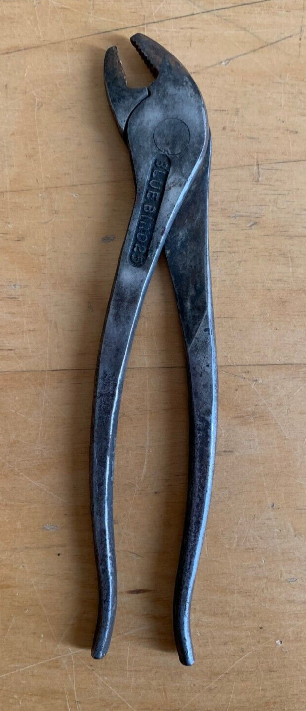 Vintage 1950s BLUE BIRD Steel Battery Service Slip Joint Pliers USA