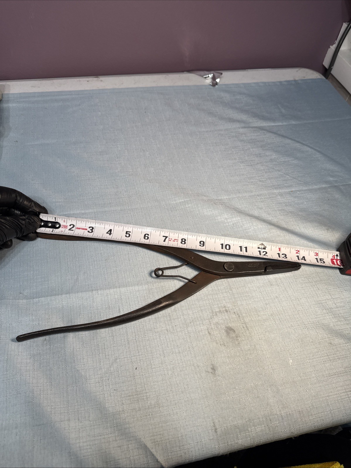 Snap-On Hand Tools USA Heavy Duty 14″ Long Retaining Snap Ring Pliers SRP4