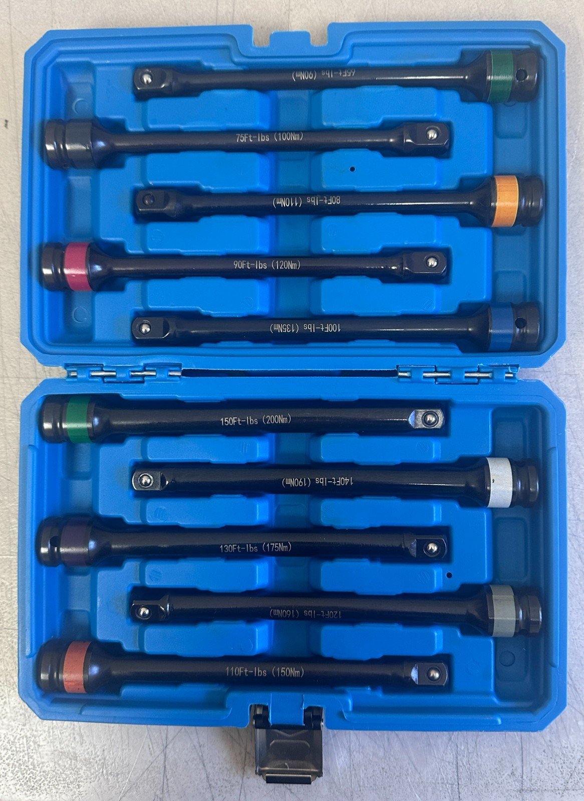 Sale! 10pc 1/2″ Drive Torque Extension Bar Set Limiting Extension Torque Sticks