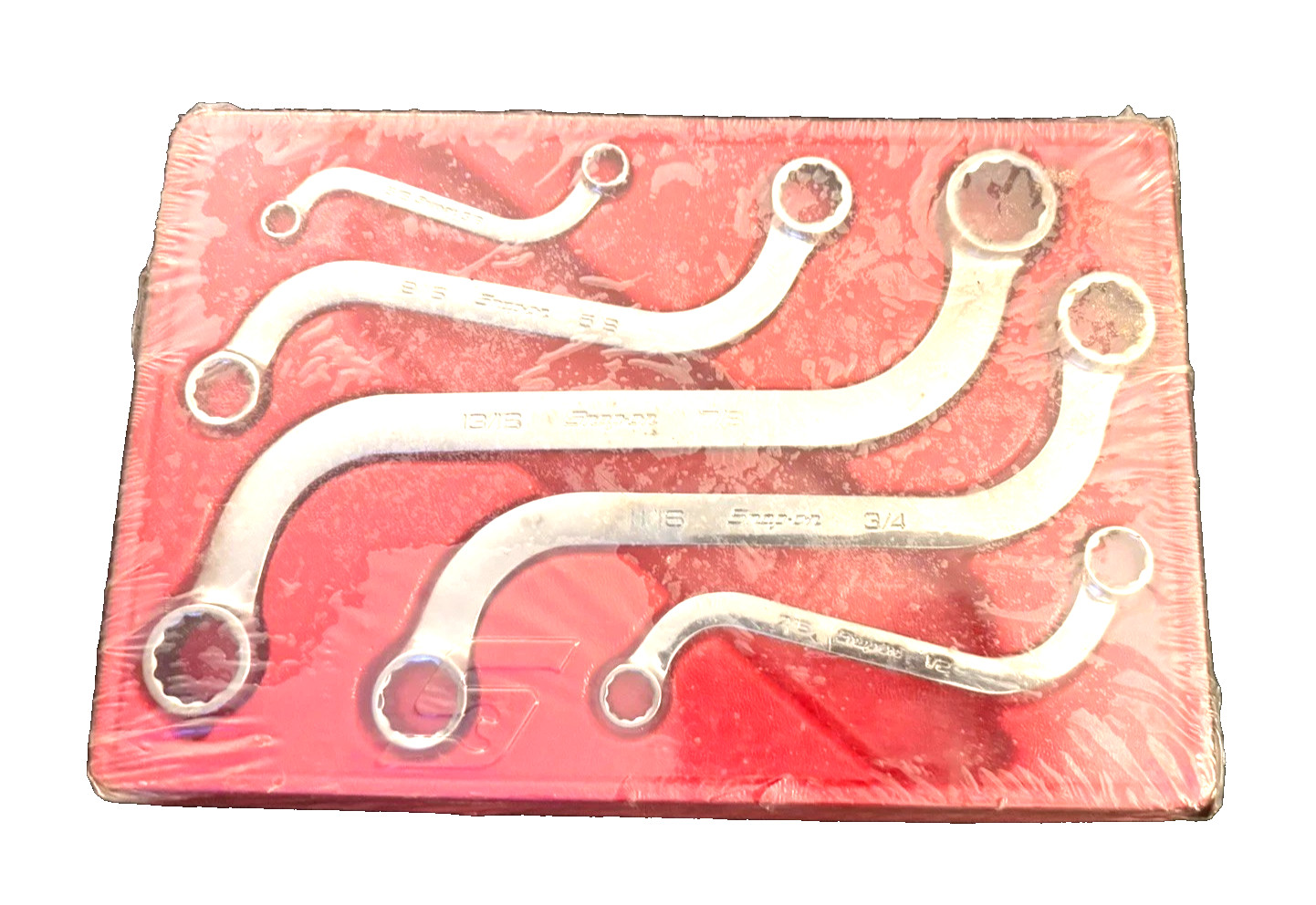 NEW Snap-on™ 5/16″ to 7/8″ 12-point box S-Shaped Obstruction Wrench Set SBX605