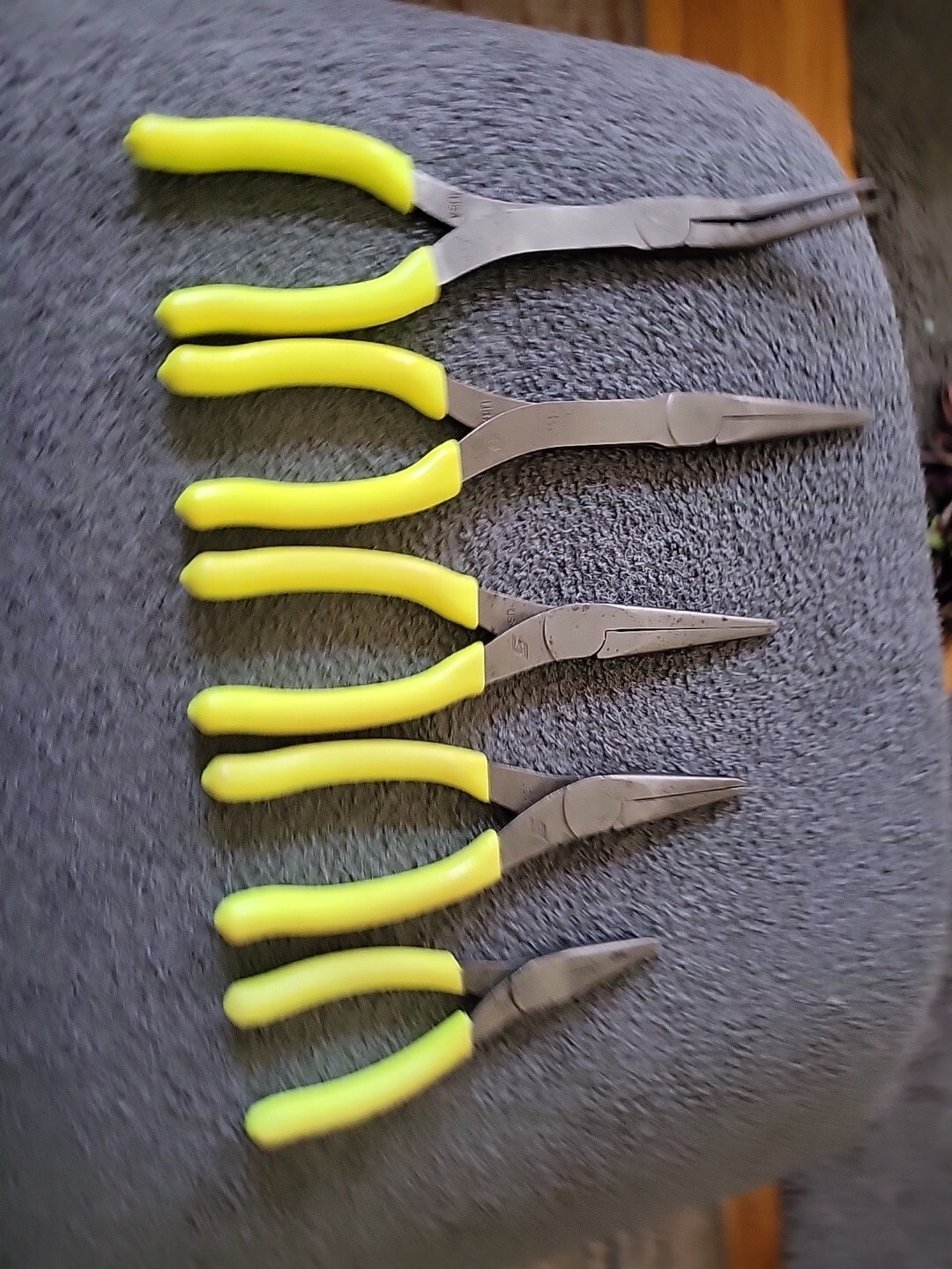 Snap on Tools 5 Piece Hi-Viz Yellow Pliers Set