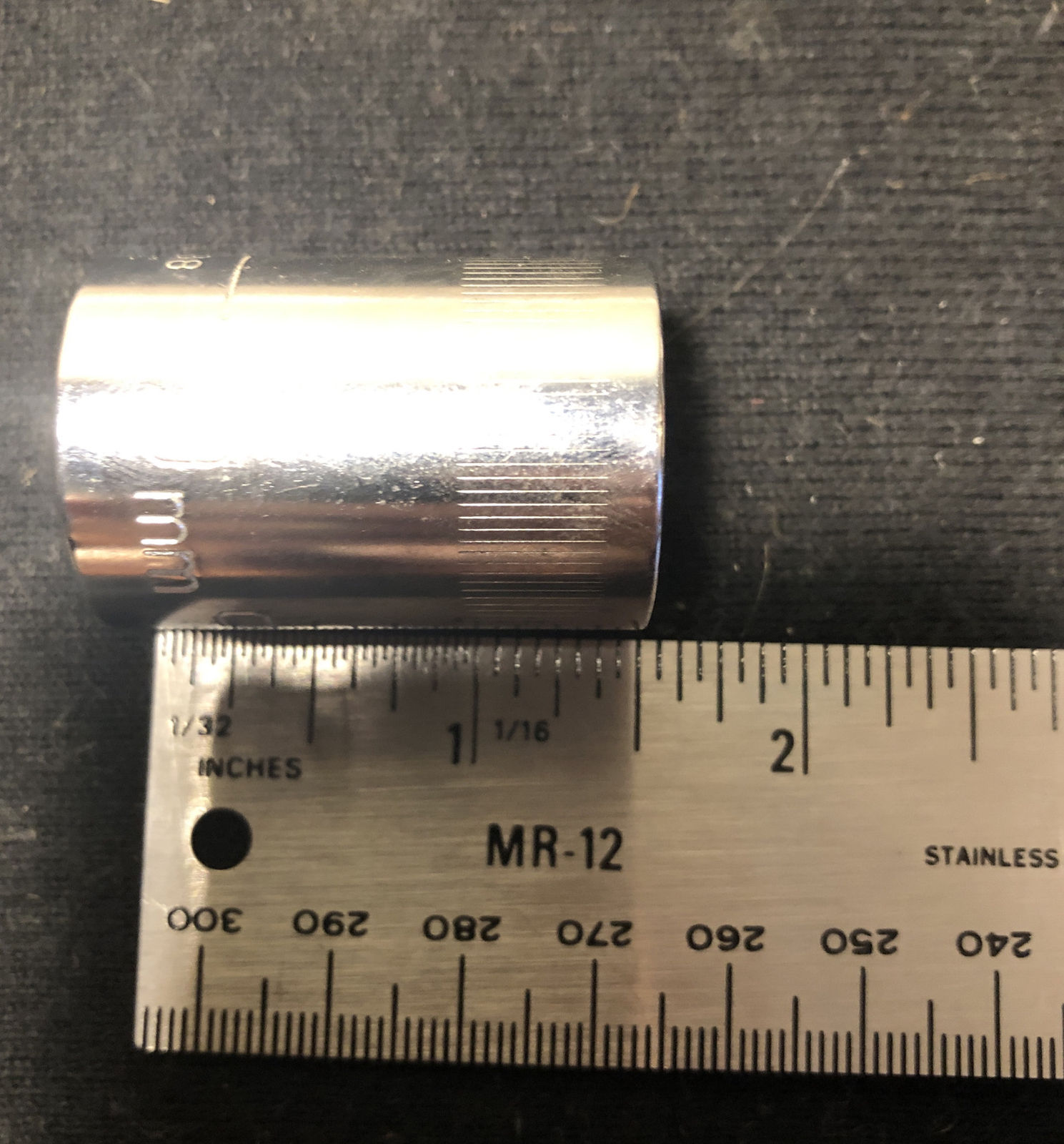 Vintage Craftsman 19mm Socket 1/2” Drive 44238 NOS! USA 🇺🇸 Top Knurl