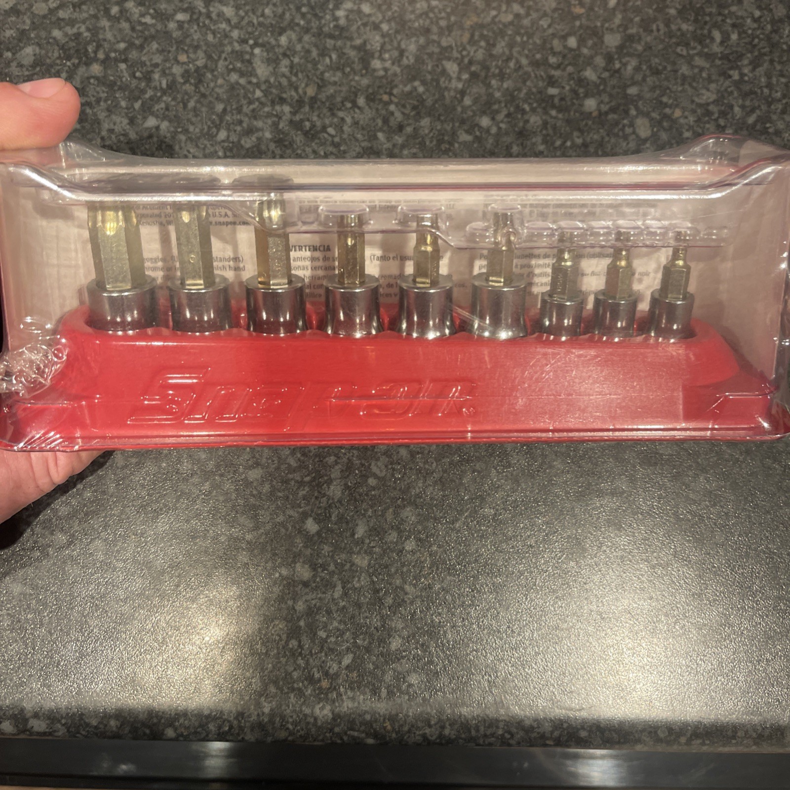 Snapon 9 Piece 1/4in & 3/8in Drive Heavy Duty Torx Bit Socket Set 209EFTXBY