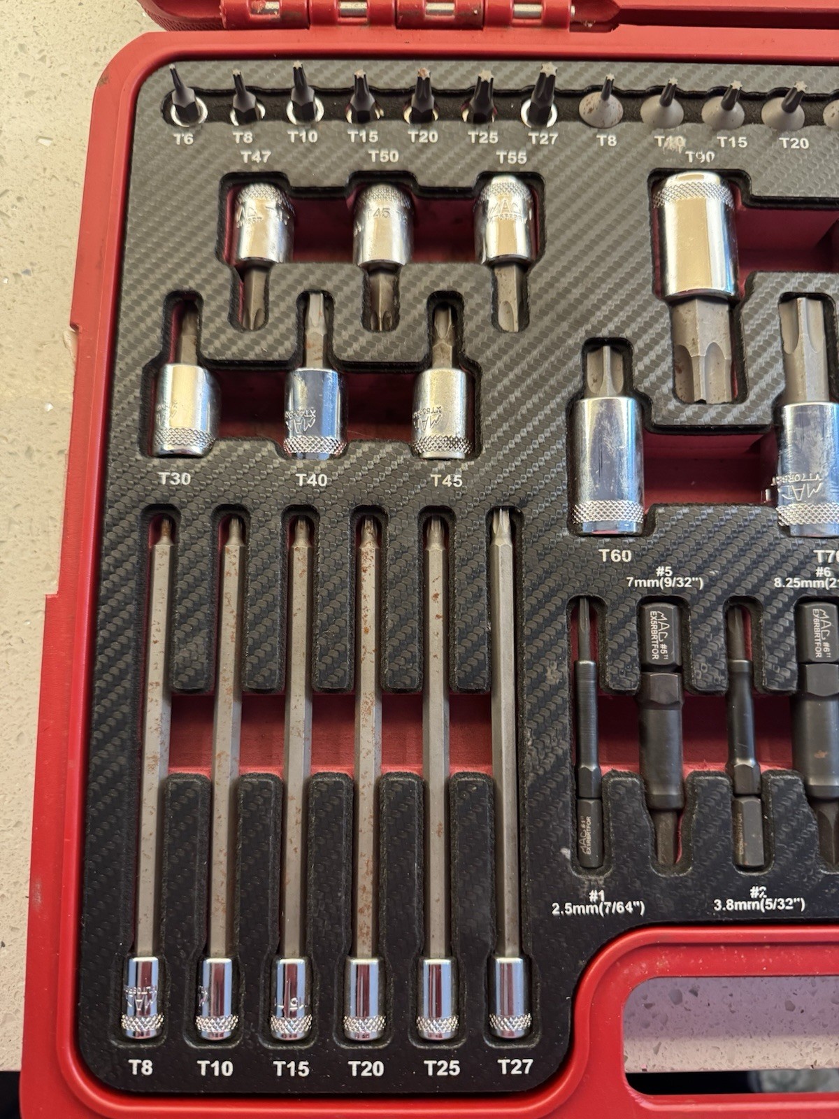 Mac Tools SMXVE51RBRT 51-PC. Master Torx RBRT Star and Extractor Set