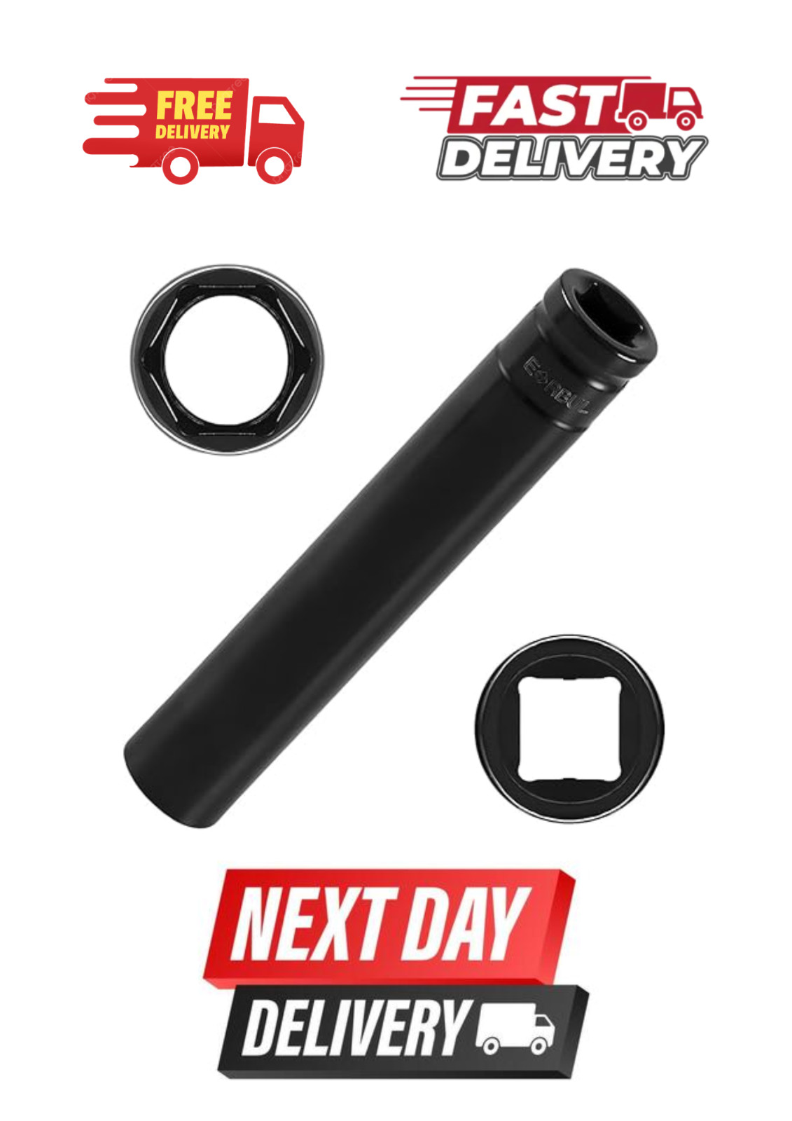 3/4″ Truck Cage Bolt Socket, Extra Deep 1/2″ Drive Removal Puller, OEM# 800921