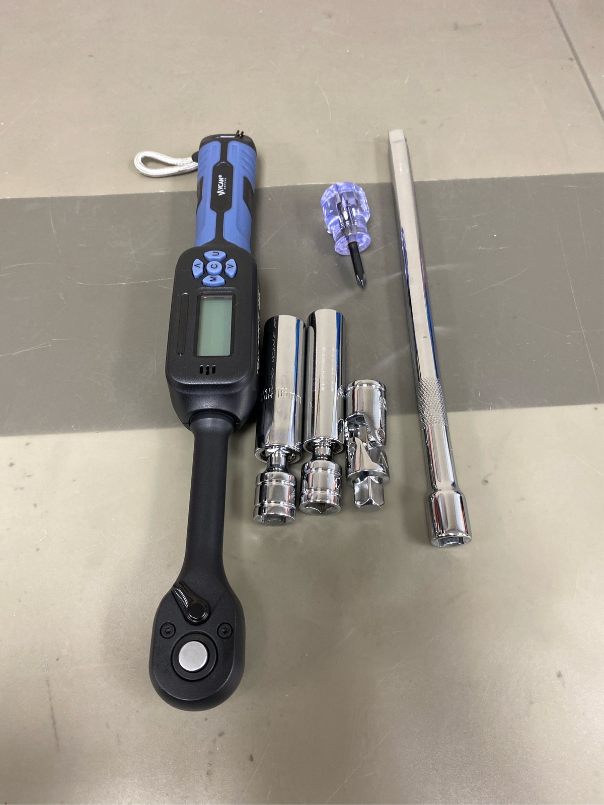 VORXEON Digital Torque Wrench – 3/8″ Drive, 4.9-99.6FT.LB …